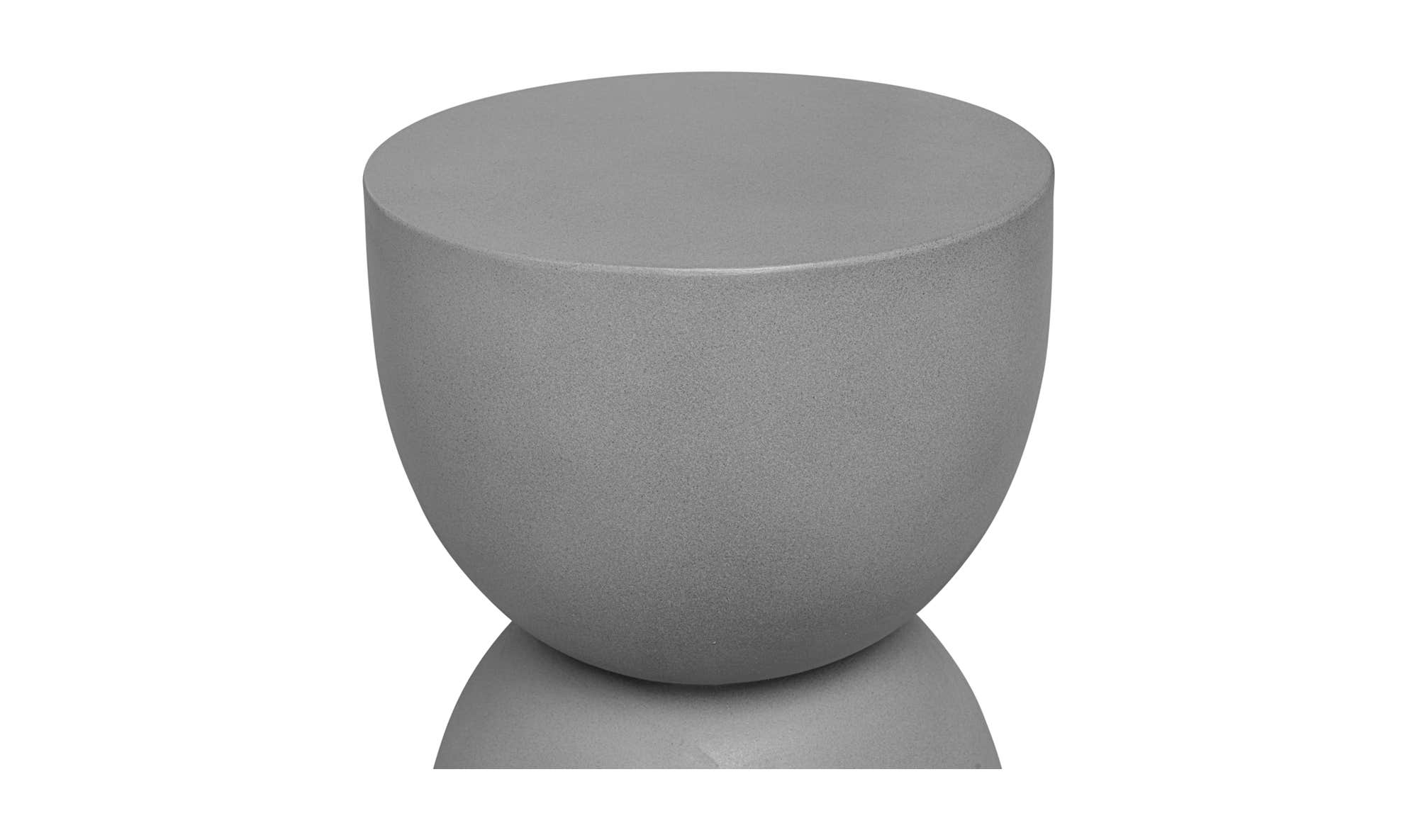 Moe's - Hilda Modern Outdoor Side Table in Stone, Concrete