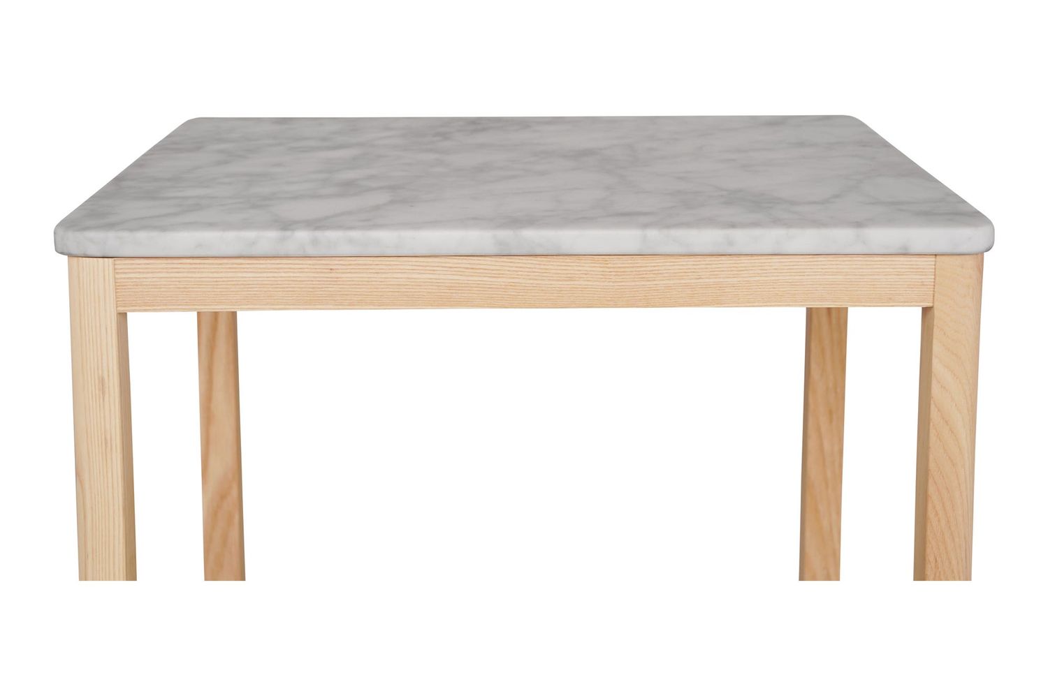 Moe's Ellis Modern Side Table - Natural, Marble/Wood