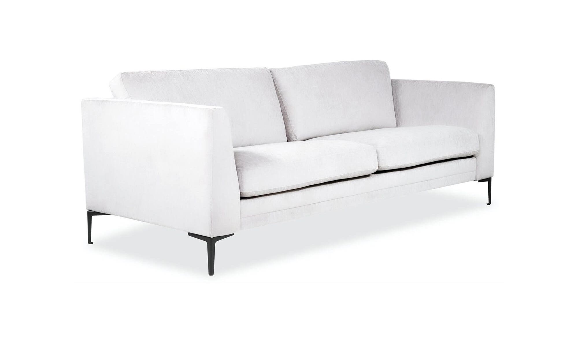 Moe's - Solara Modern Compact Sofa in Vanilla