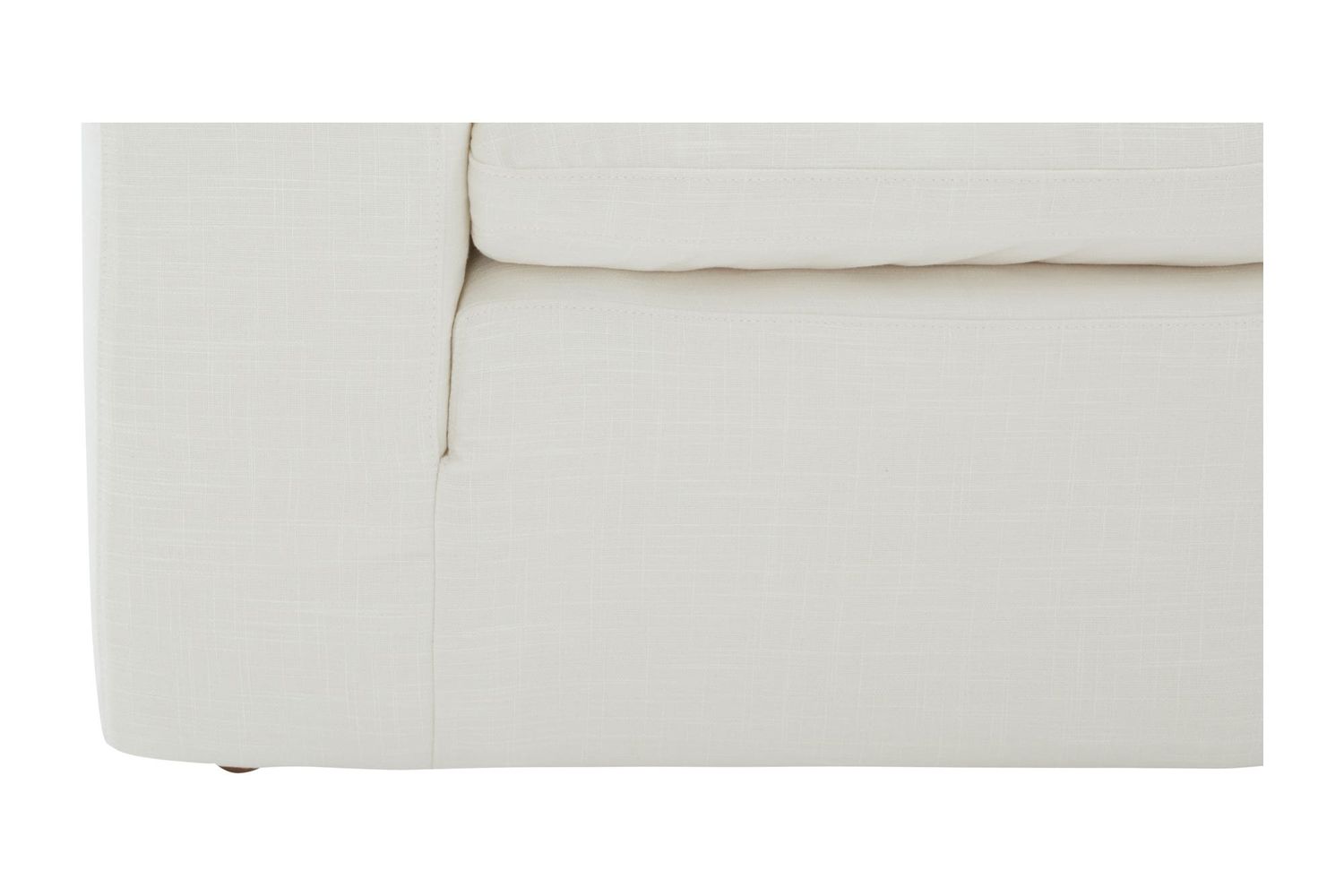 Moe's Selene Modern 2.5 Seater Sofa - Cream Linen