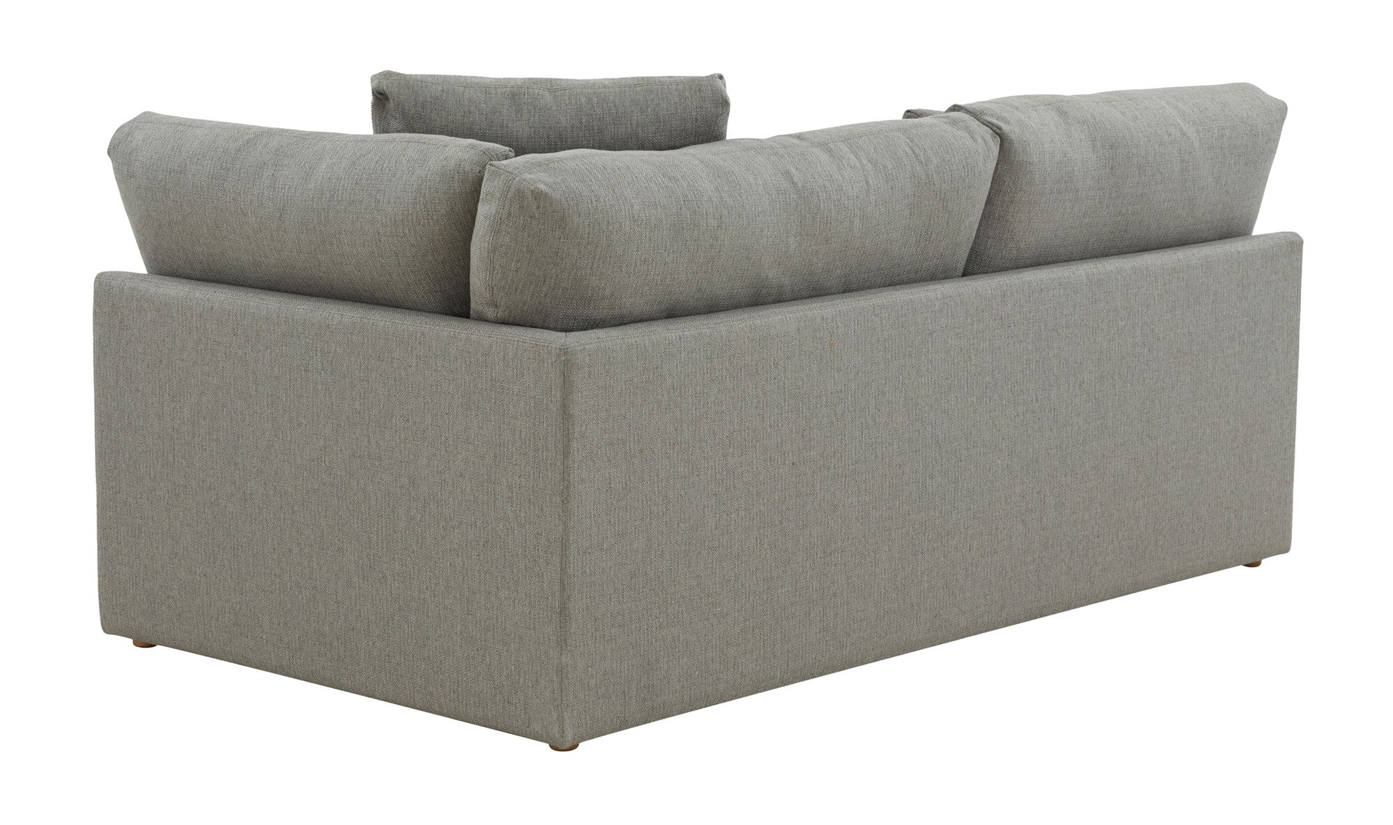 Moe's Malin Modern One Arm Right Facing Sofa - Gray