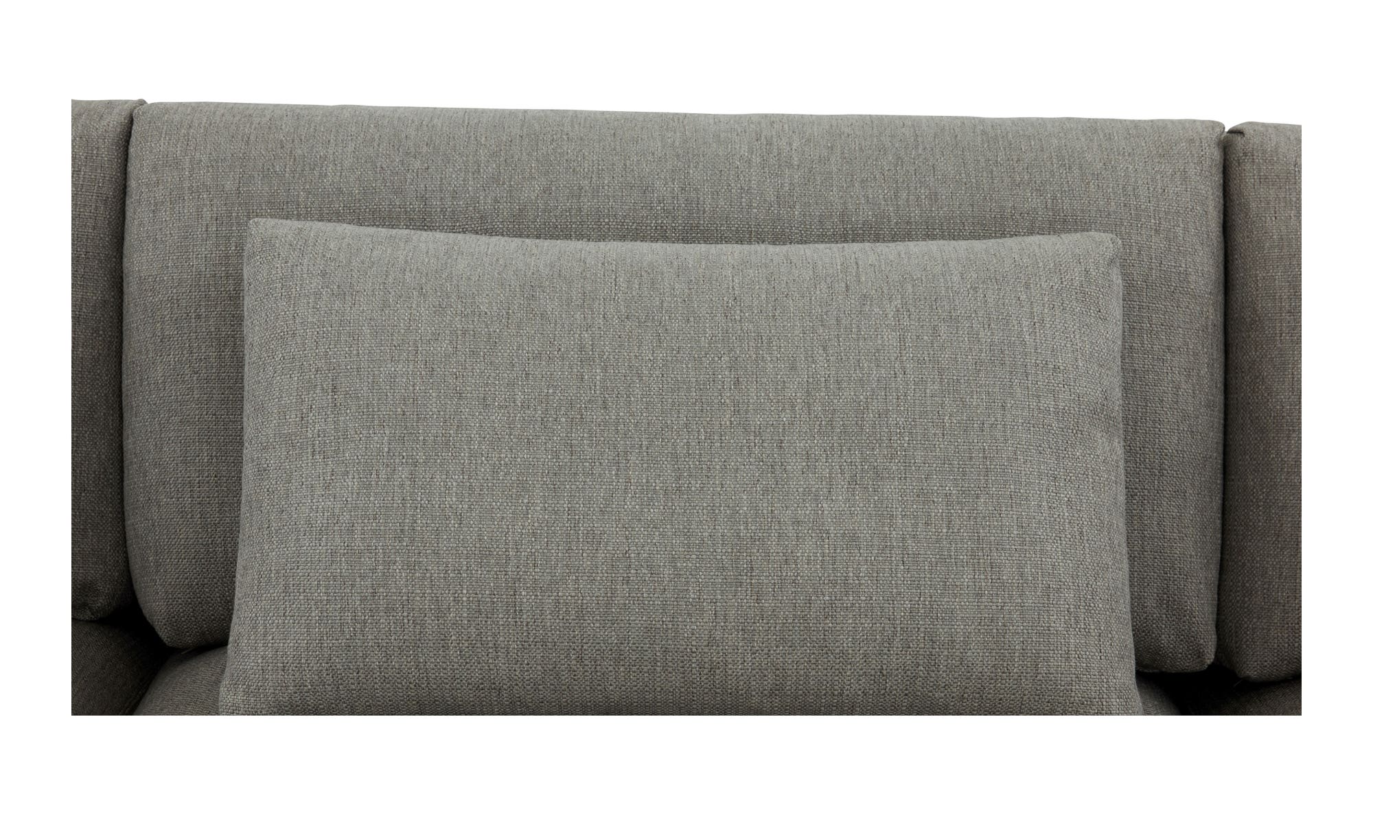 Moe's Malin Modern One Arm Right Facing Sofa - Gray