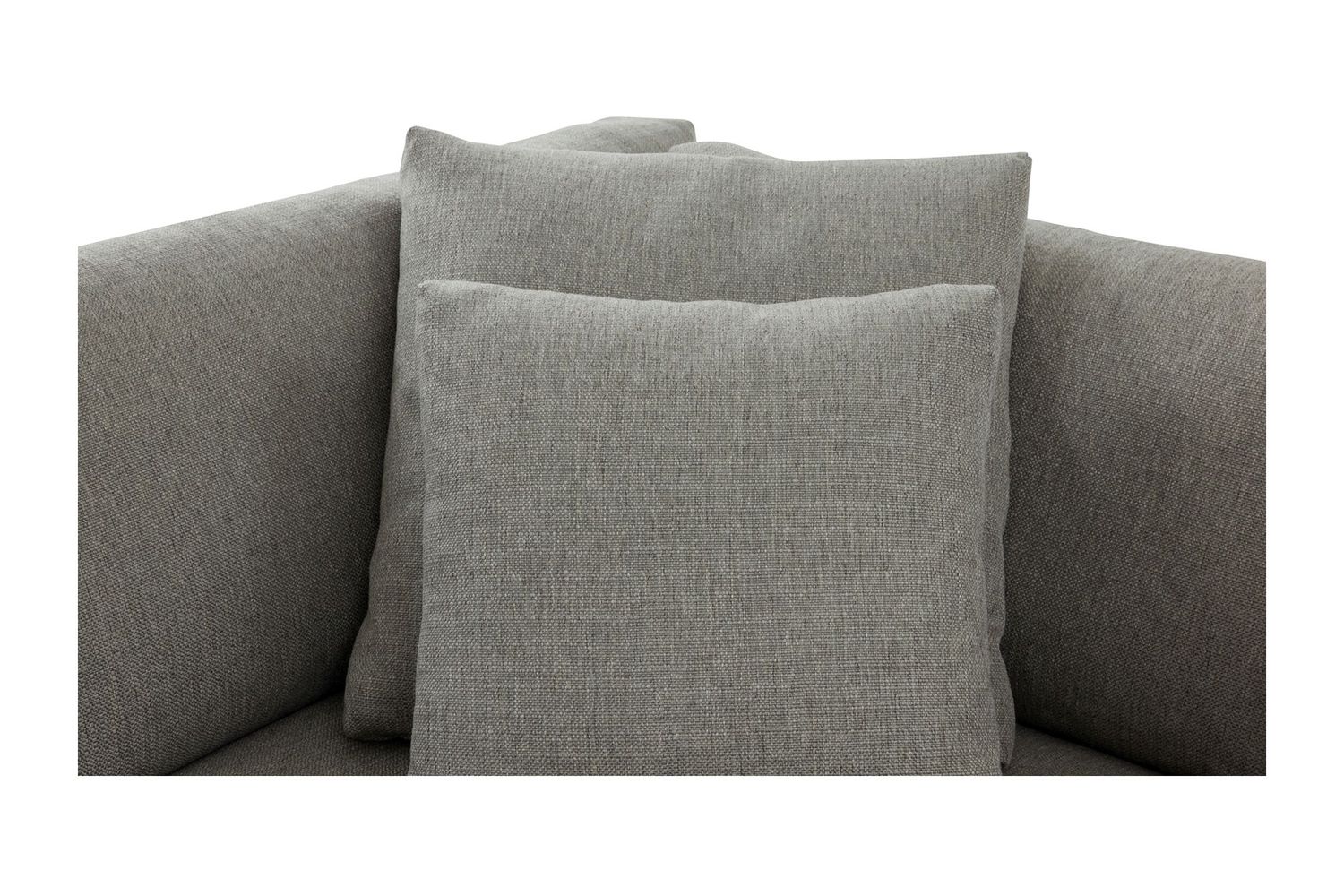 Moe's Malin Modern One Arm Right Facing Sofa - Gray