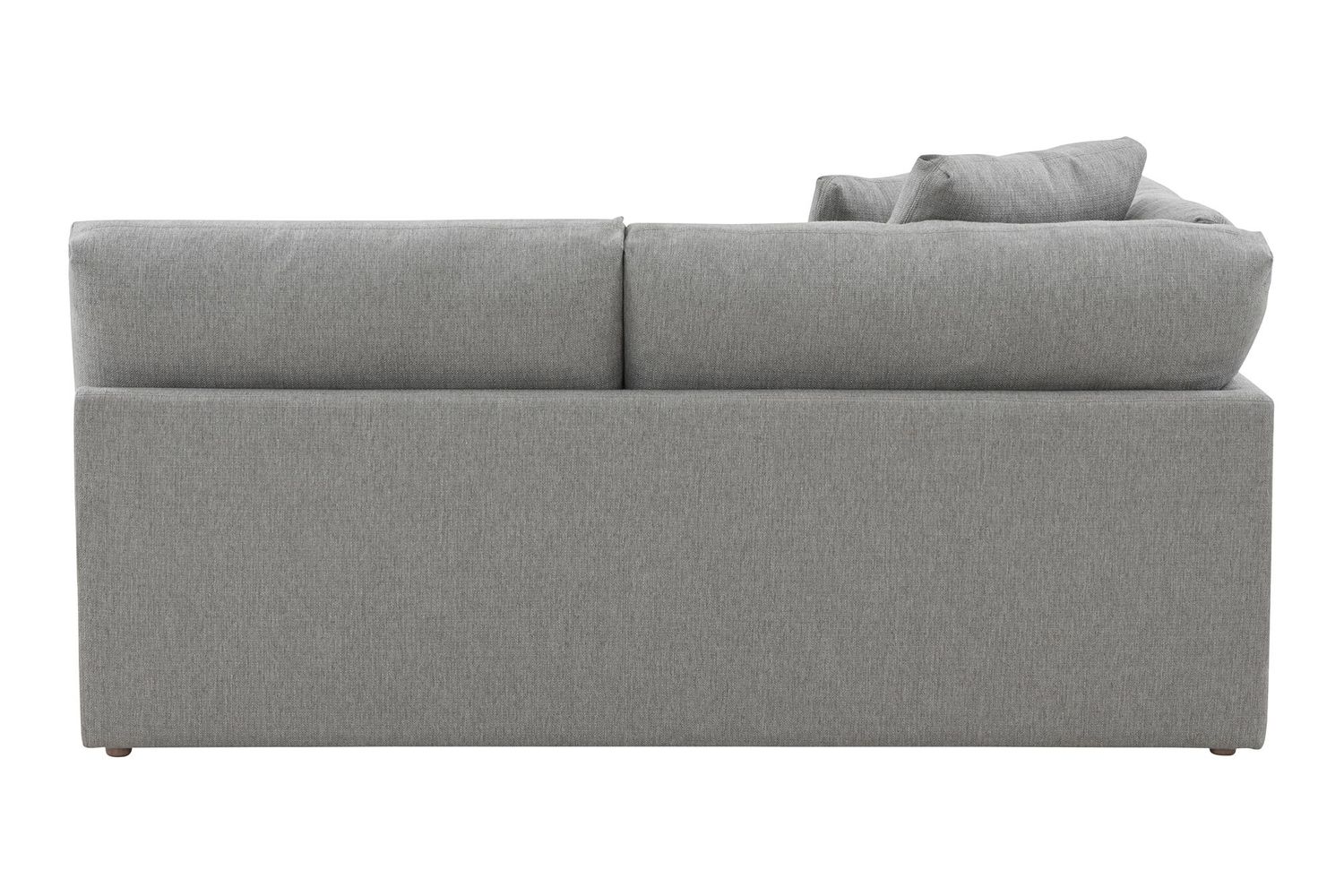 Moe's Malin Modern One Arm Left Facing Sofa - Gray