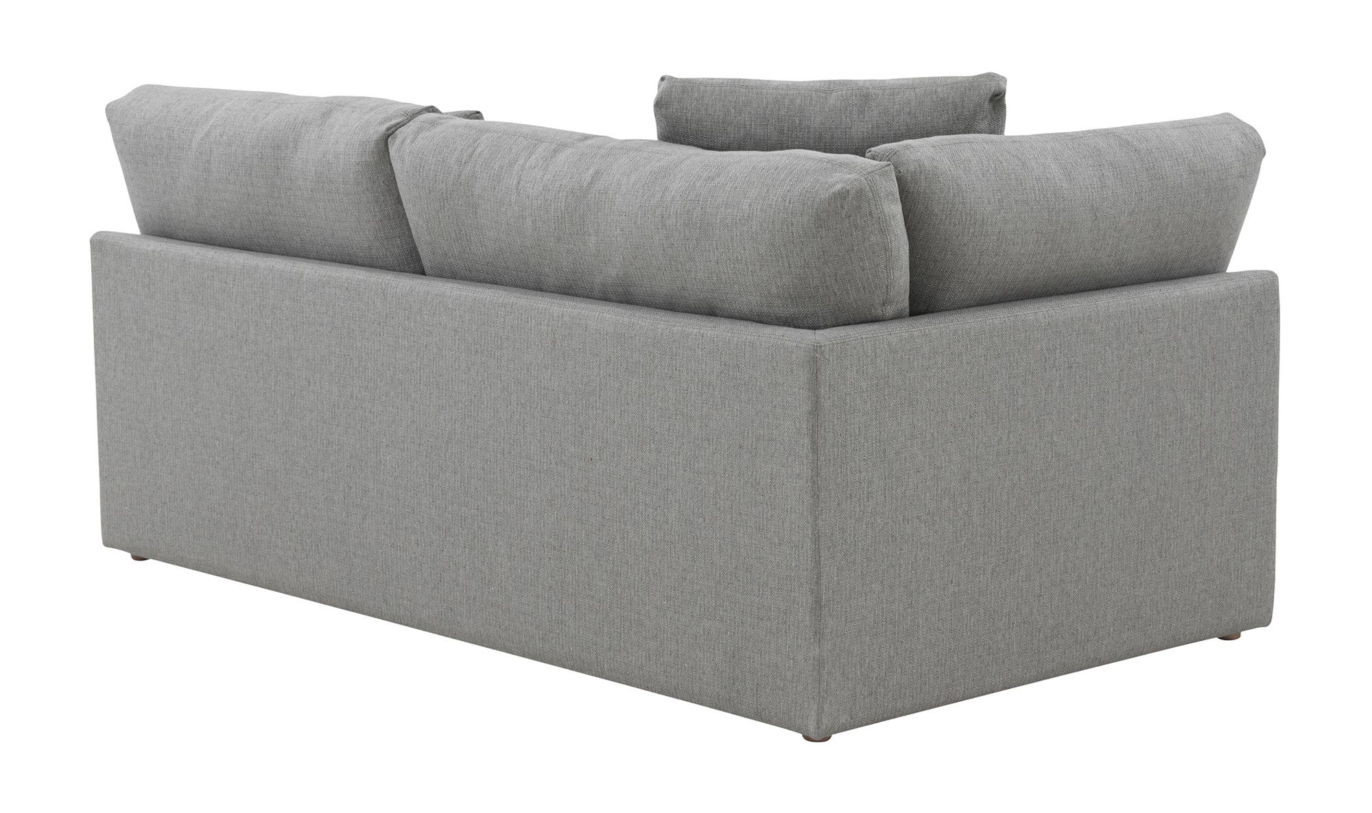 Moe's Malin Modern One Arm Left Facing Sofa - Gray