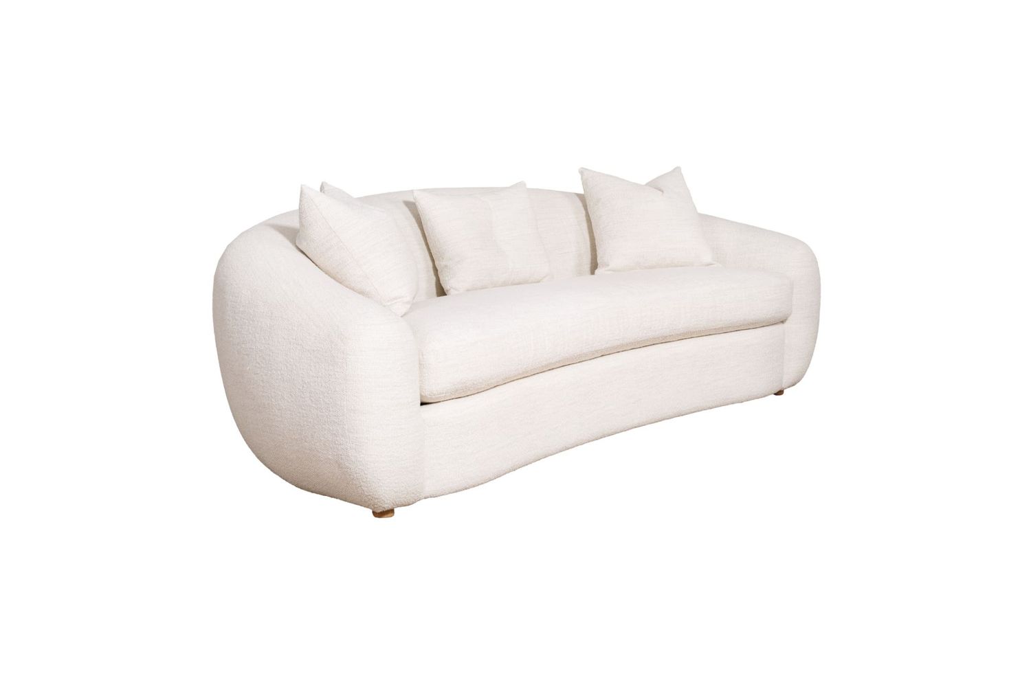 Moe's Oceana Modern 3 Seater Sofa - Sea Pearl