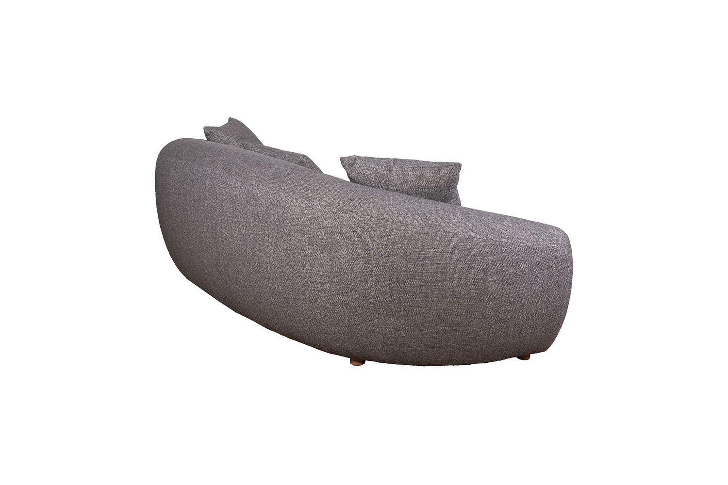 Moe's Oceana Modern 3 Seater Sofa - Storm Cloud