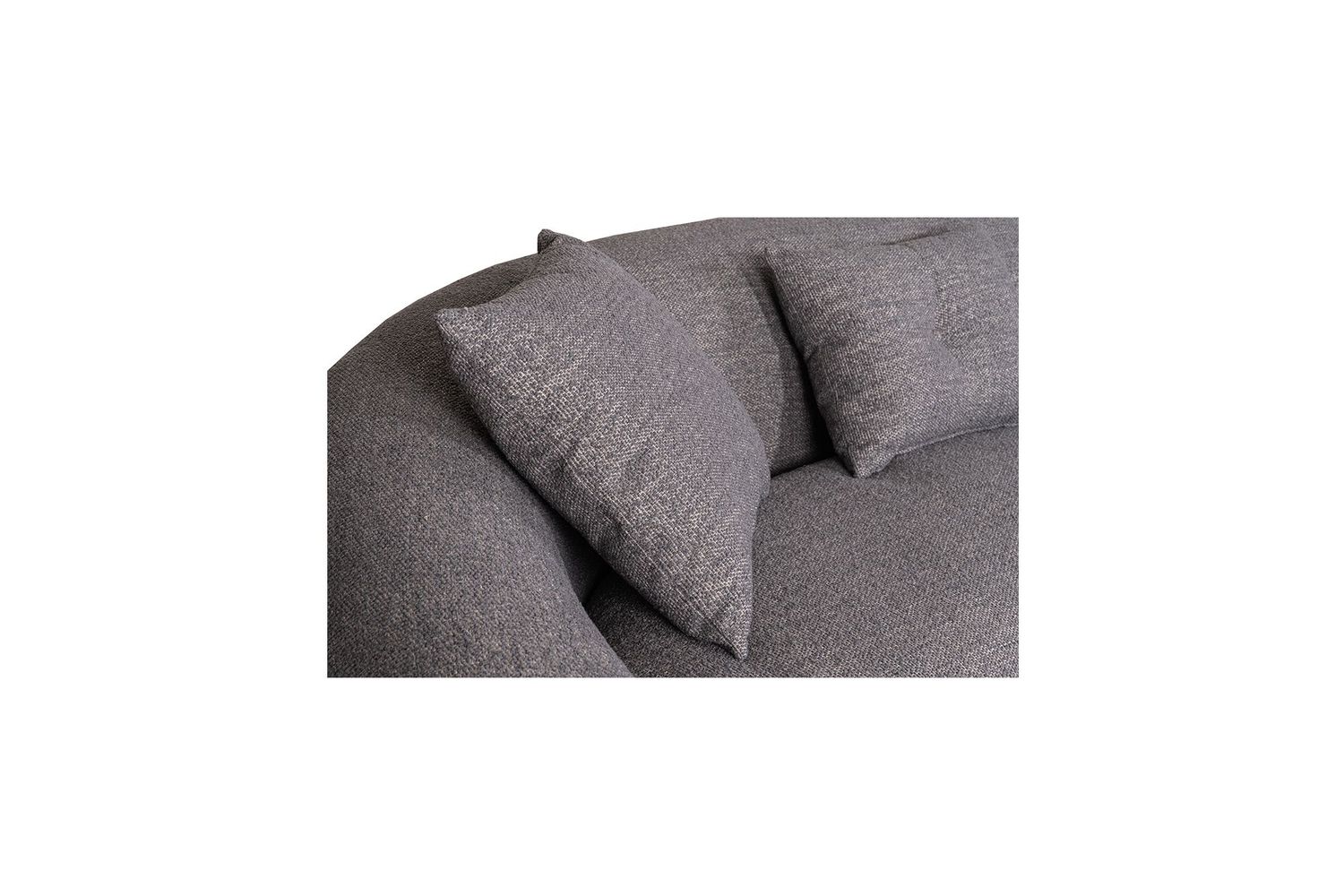 Moe's Oceana Modern 3 Seater Sofa - Storm Cloud