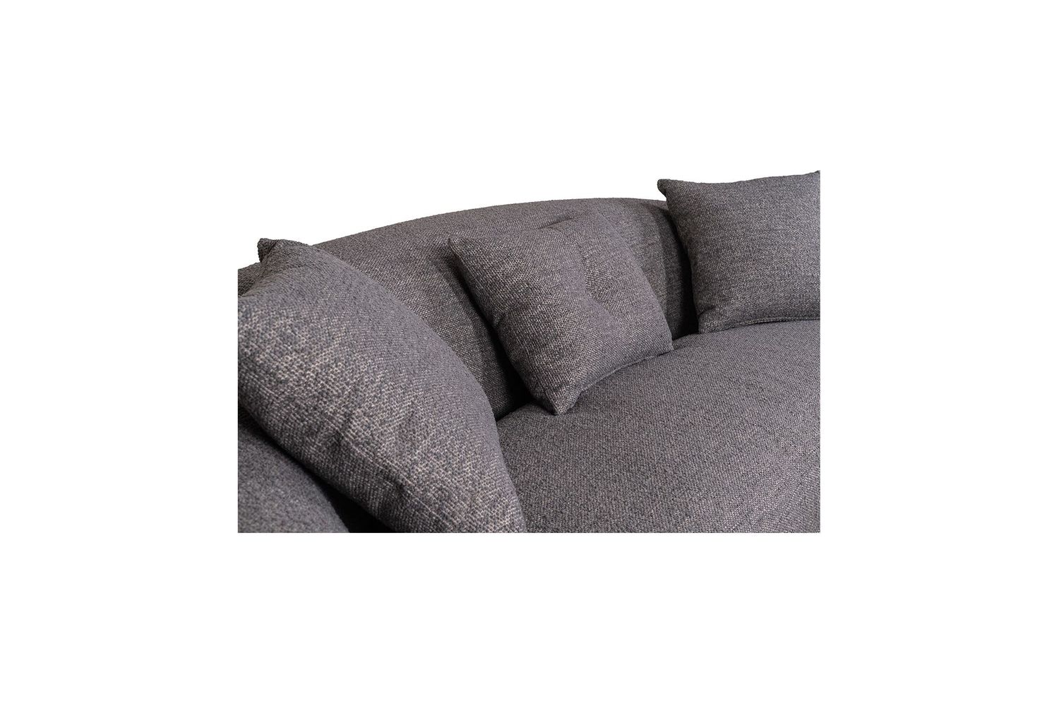 Moe's Oceana Modern 3 Seater Sofa - Storm Cloud