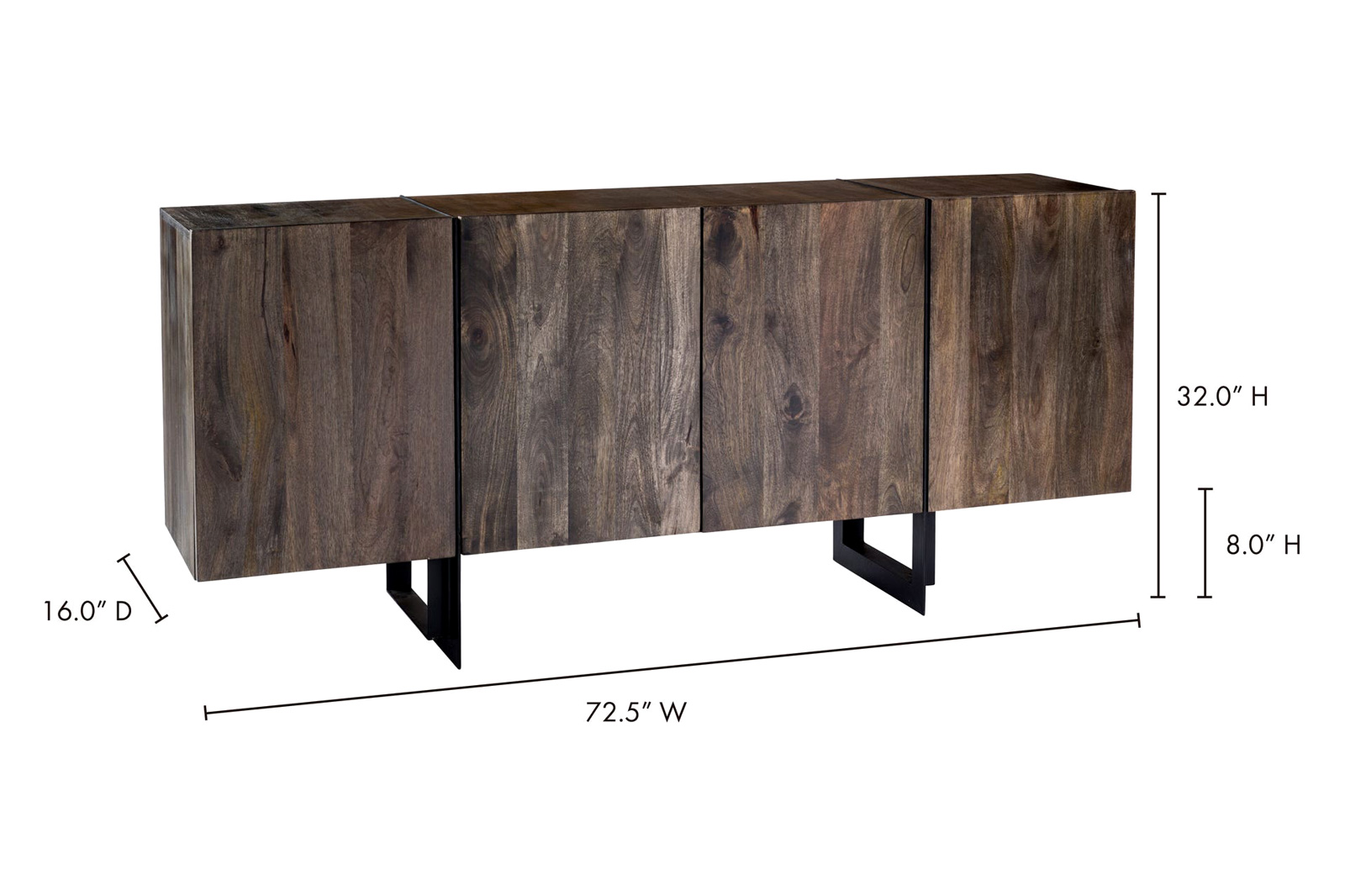 Moe's Tiburon Sideboard - Natural, Large