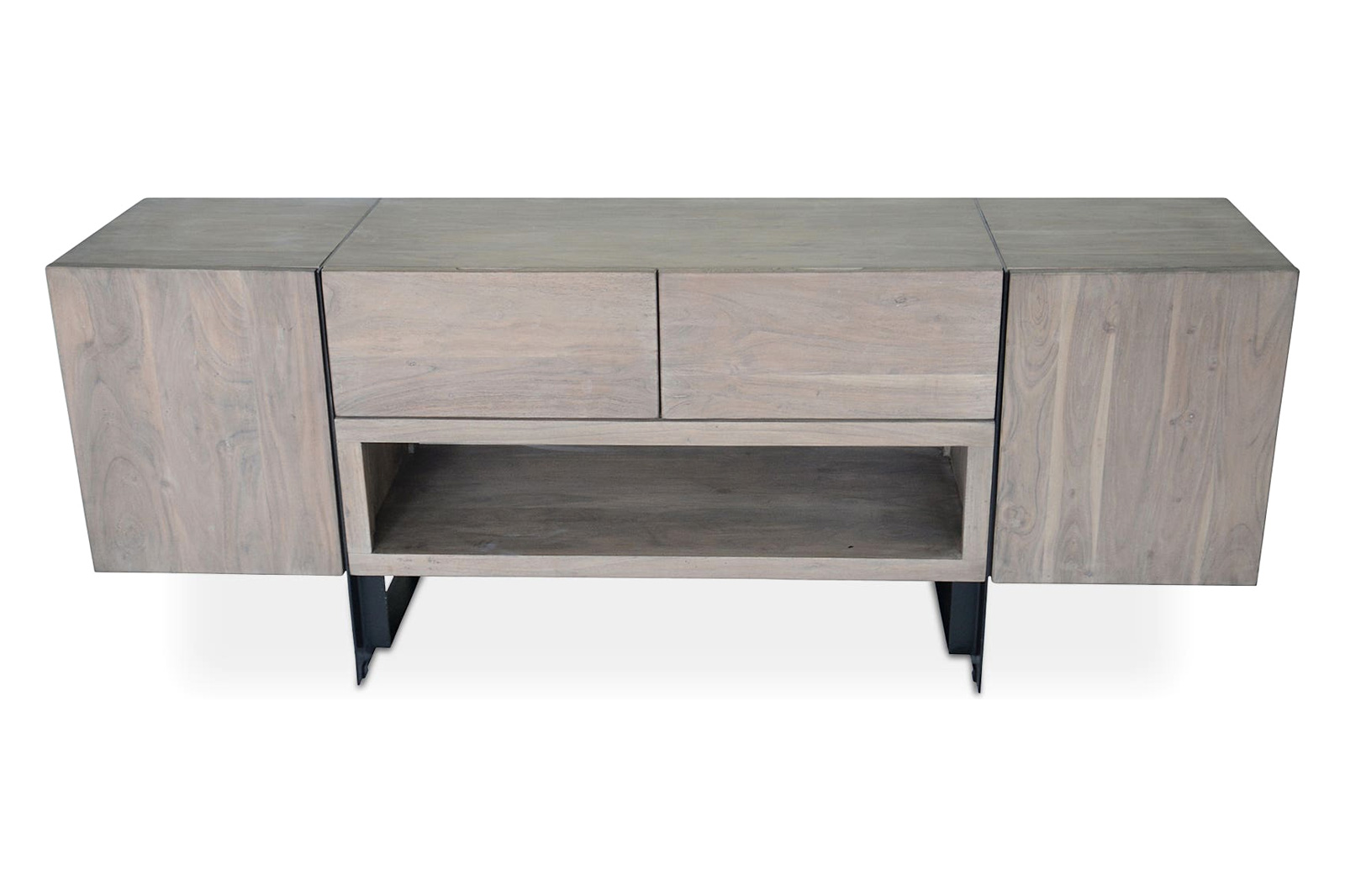 Moe's Tiburon Media Cabinet - Light Gray