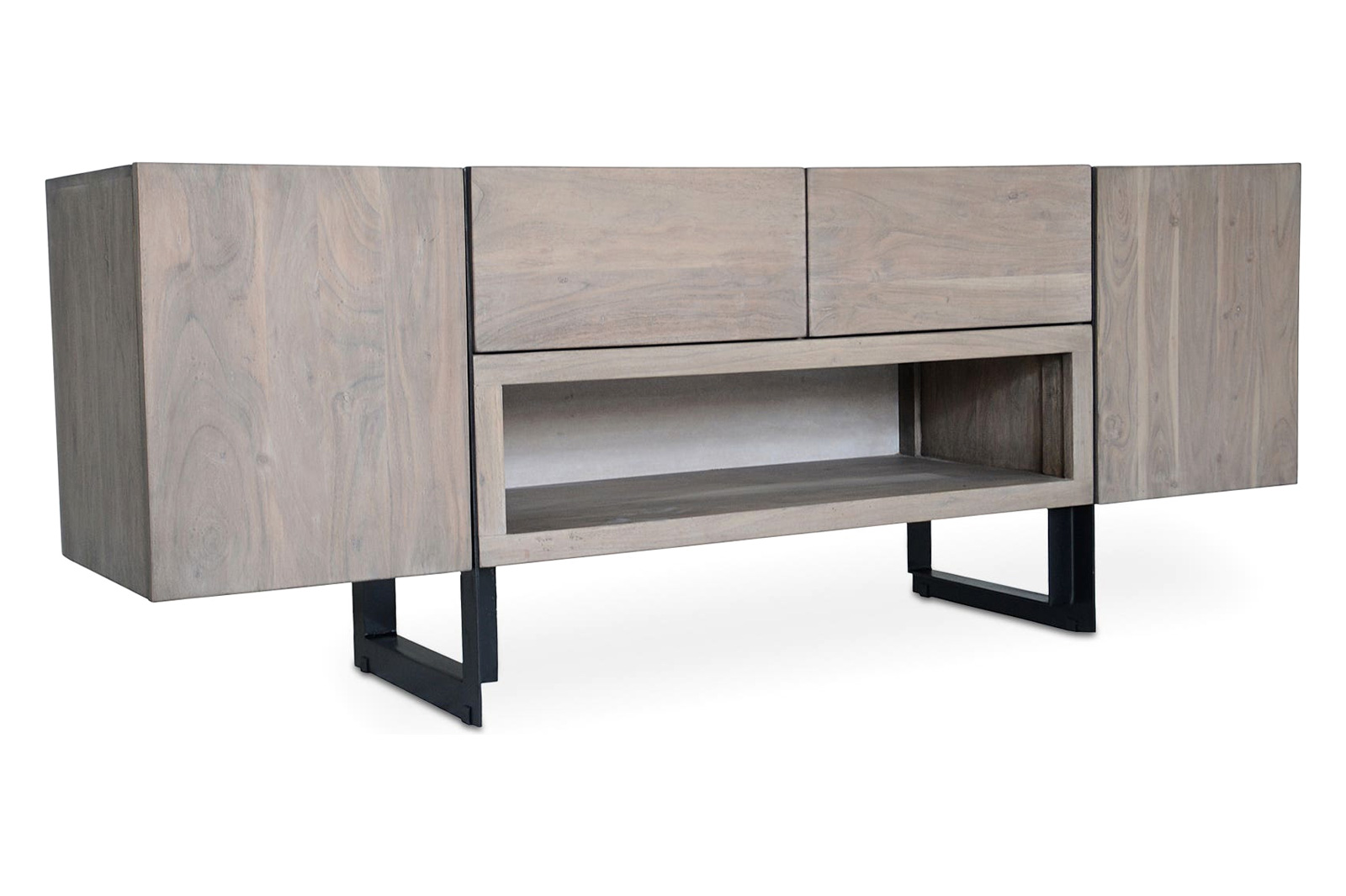 Moe's Tiburon Media Cabinet - Light Gray