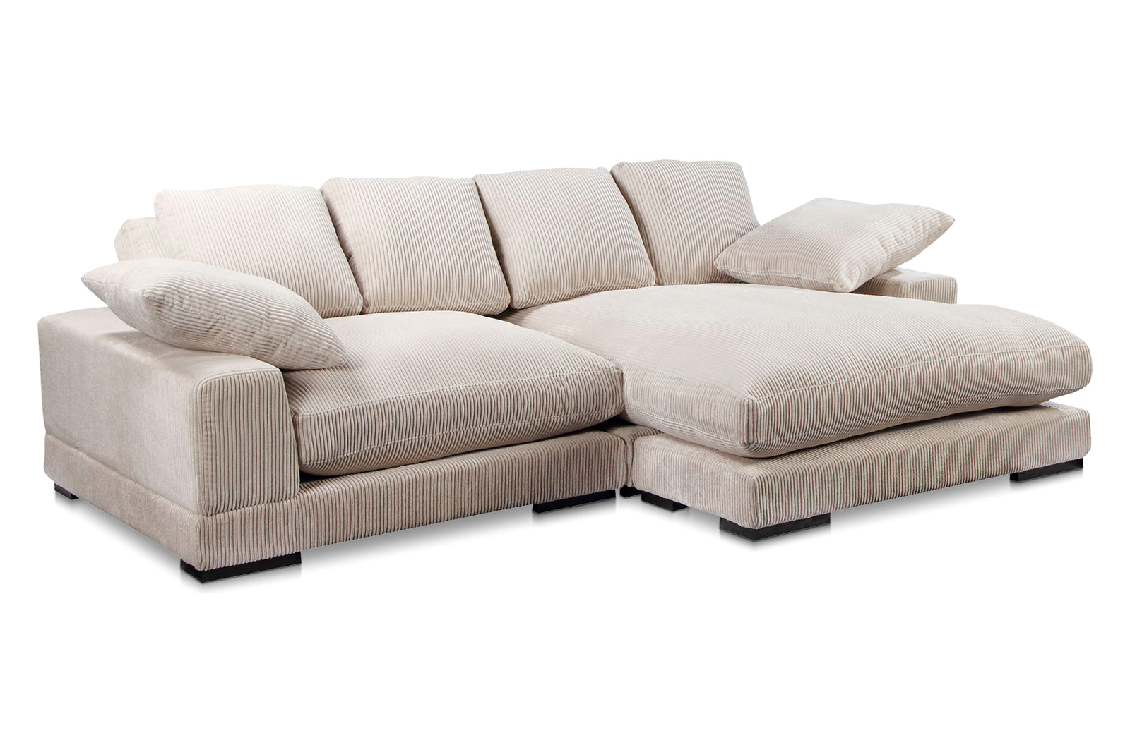 Moe's Plunge Sectional - Cappuccino