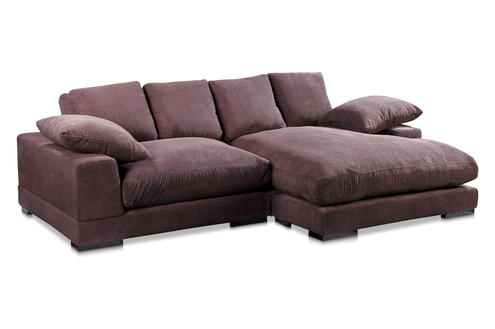 Moe's™ Plunge Sectional - Dark Brown