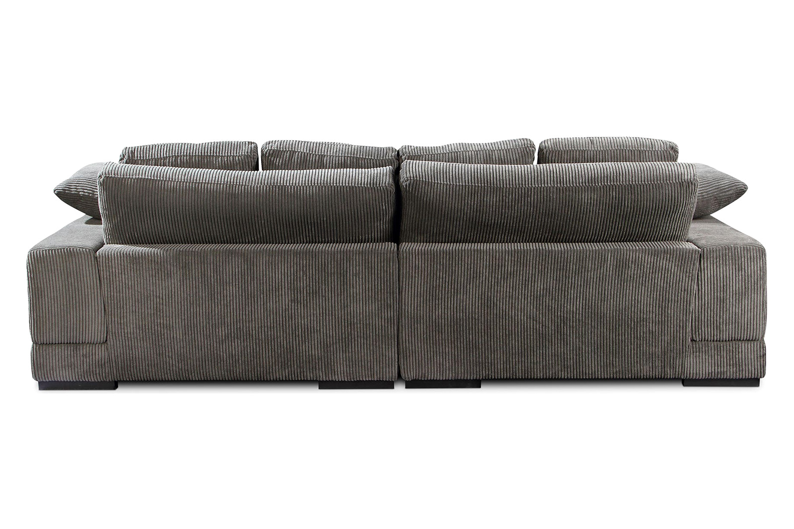 Moe's Plunge Sectional - Dark Gray