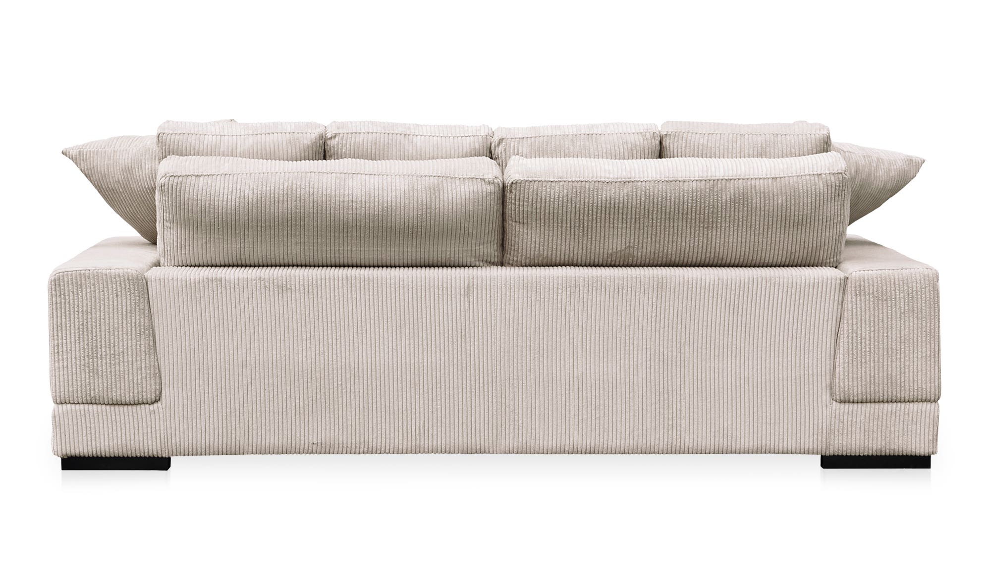 Moe's Plunge Contemporary Sofa - Cappuccino