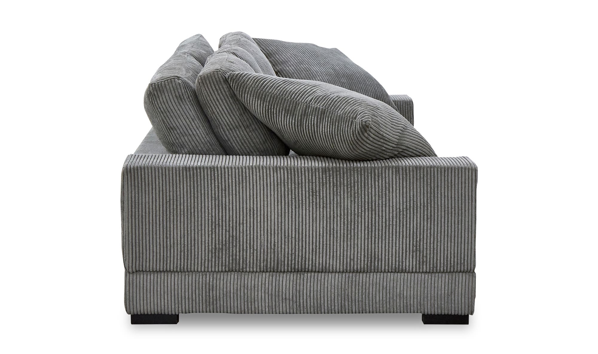 Moe's Plunge Contemporary Sofa - Charcoal