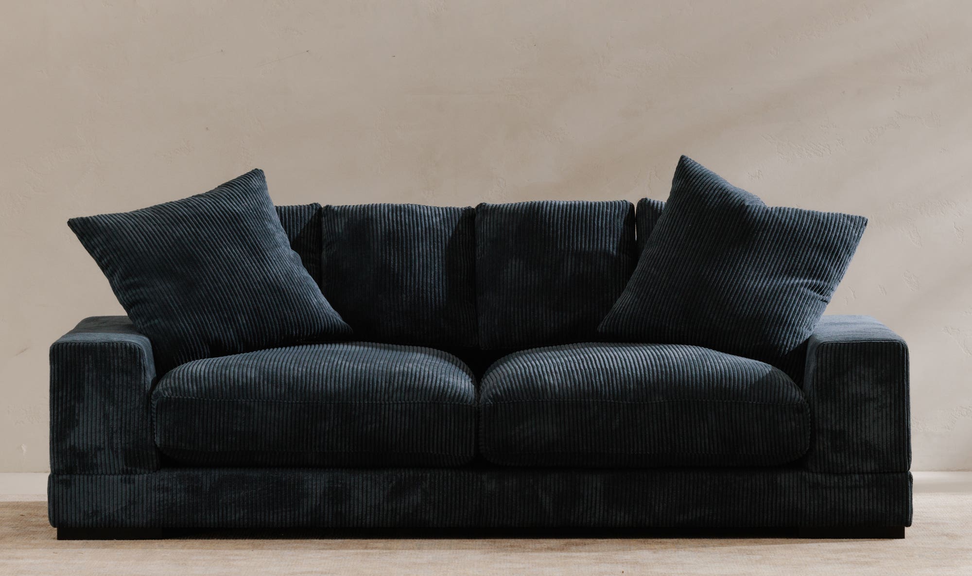 Moe's Plunge Contemporary Sofa - Navy