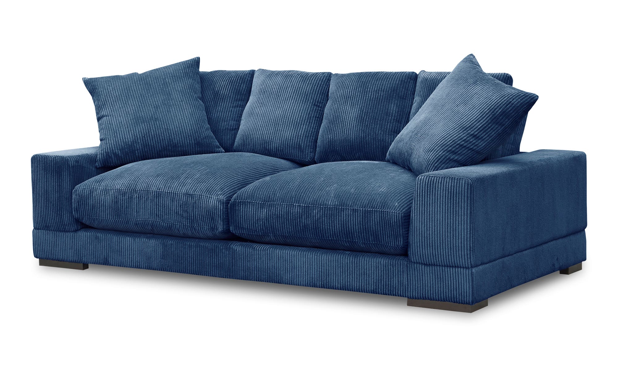 Moe's Plunge Contemporary Sofa - Navy