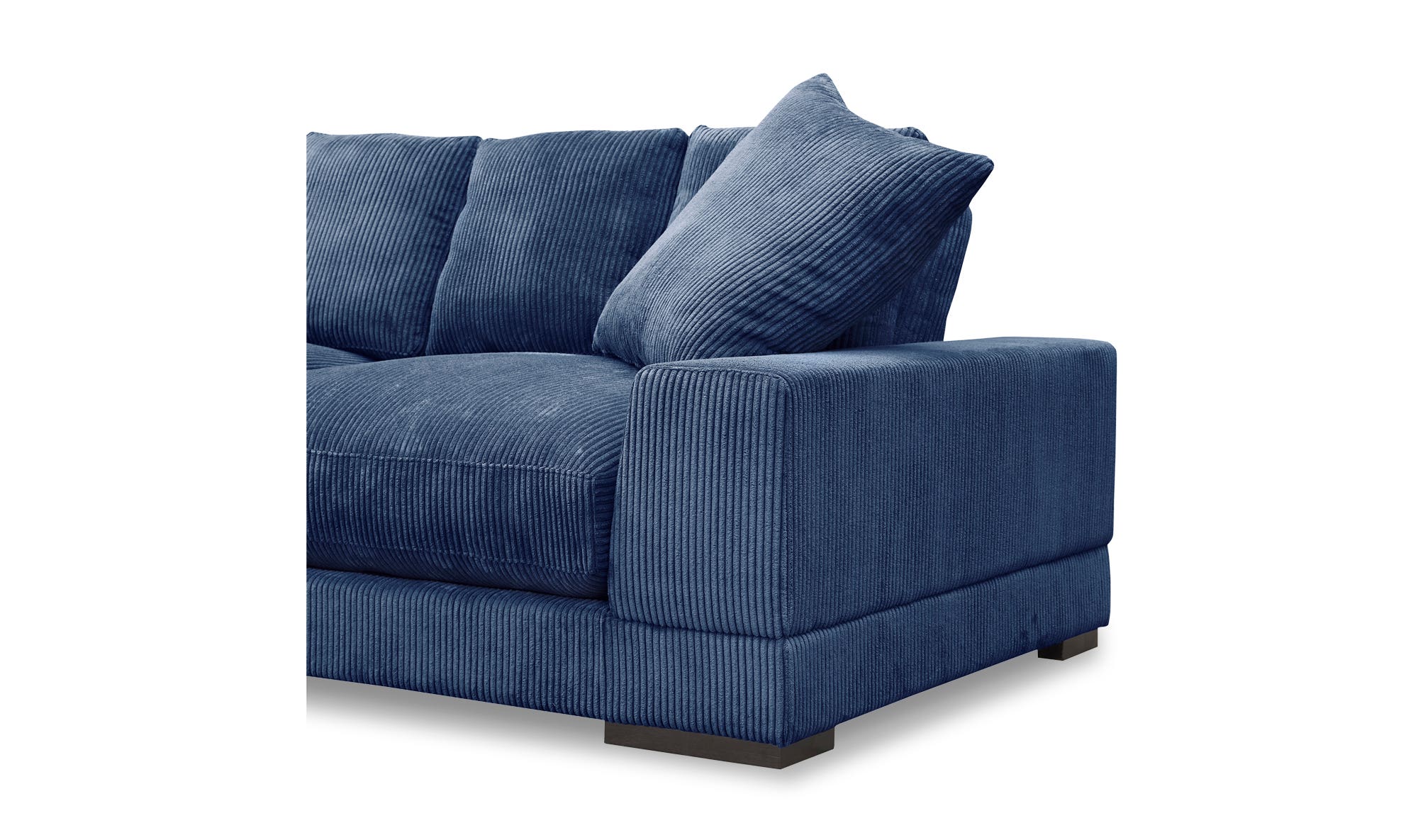 Moe's Plunge Contemporary Sofa - Navy