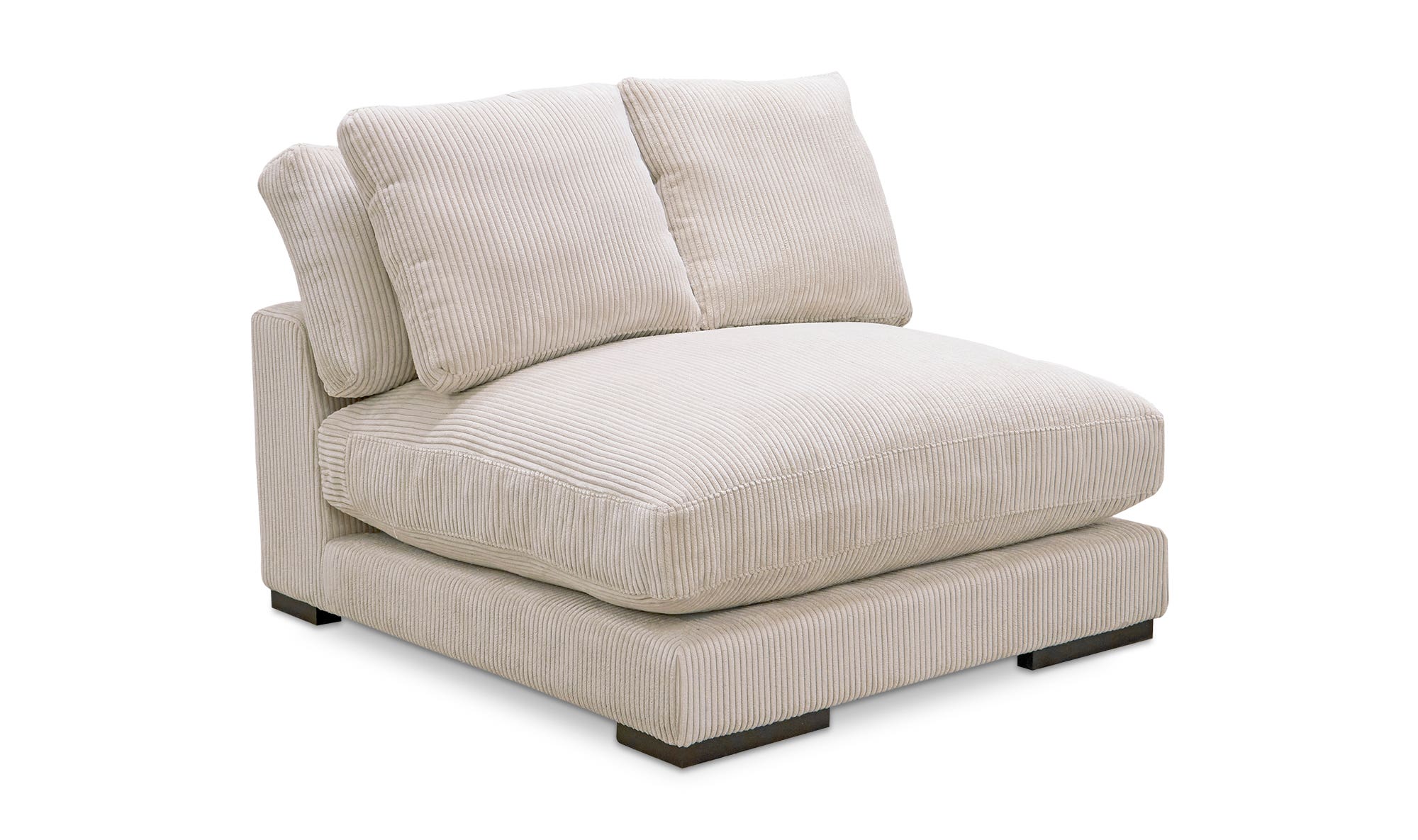 Moe's Plunge Contemporary Slipper Chair - Cappuccino