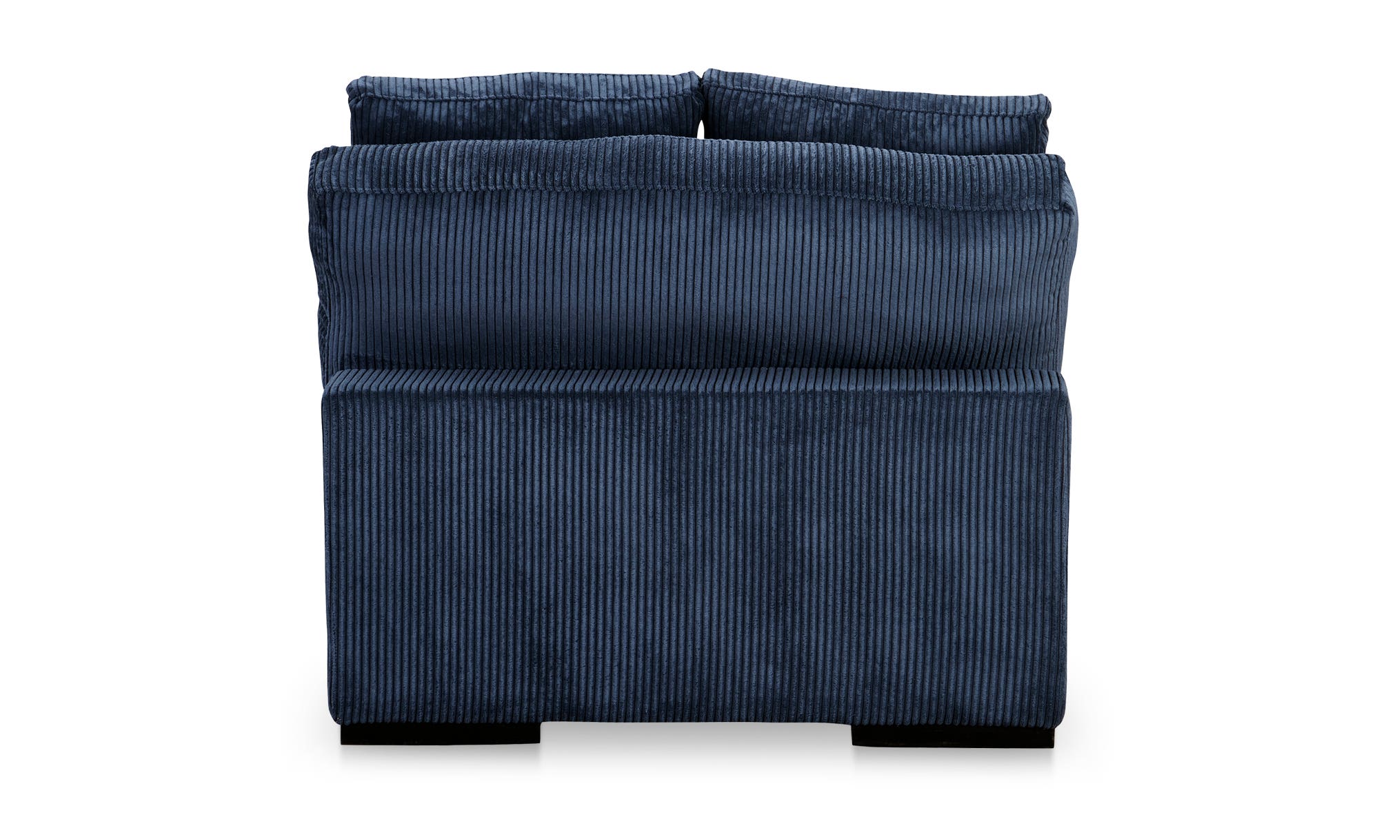 Moe's Plunge Contemporary Slipper Chair - Navy