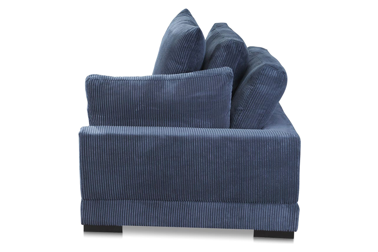 Moe's Tumble Corner Chair - Navy Blue