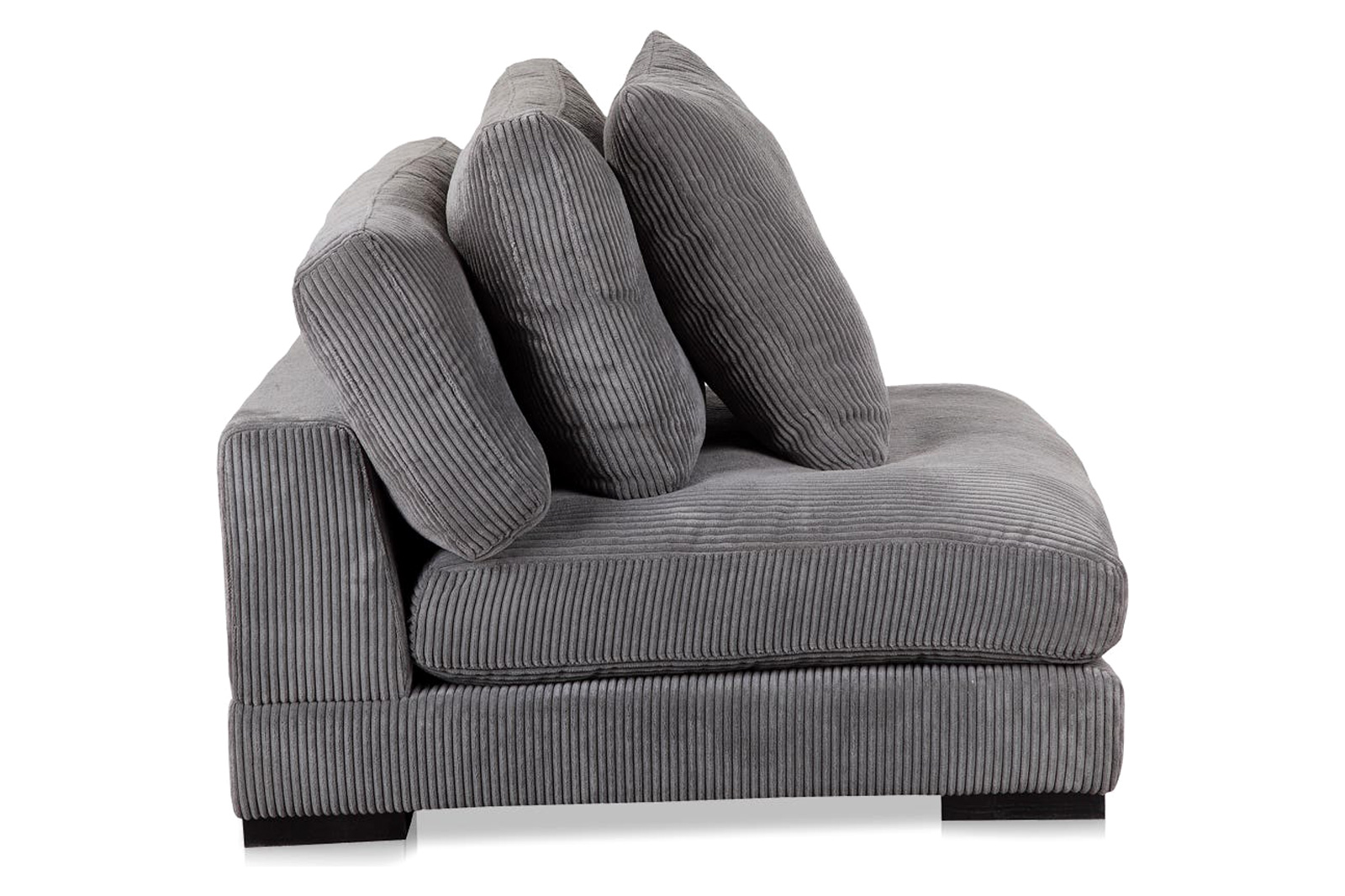 Moe's Tumble Slipper Chair - Dark Gray