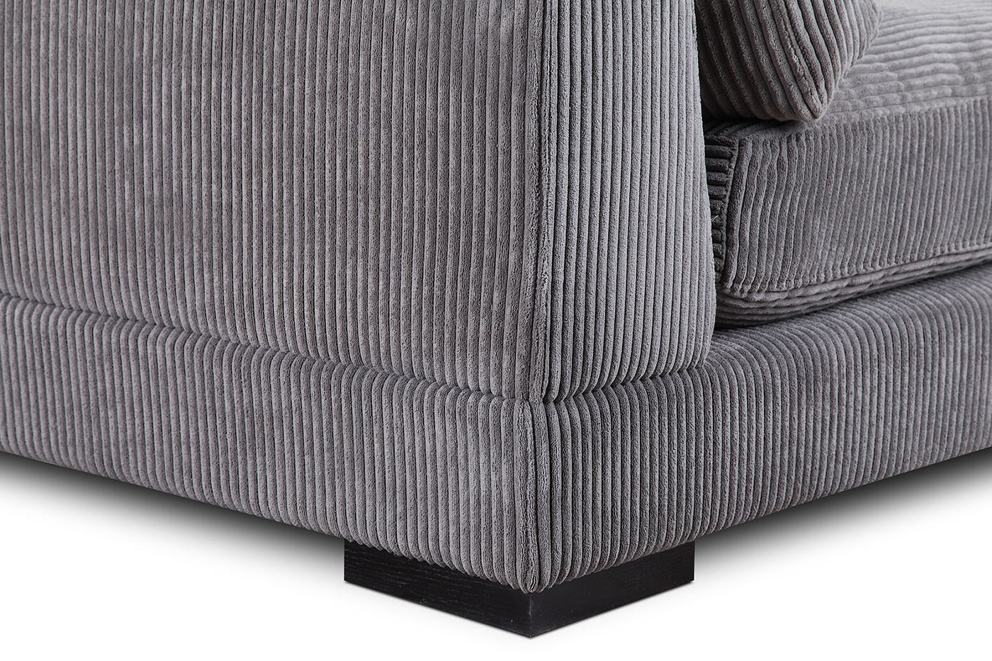 Moe's Tumble Slipper Chair - Dark Gray