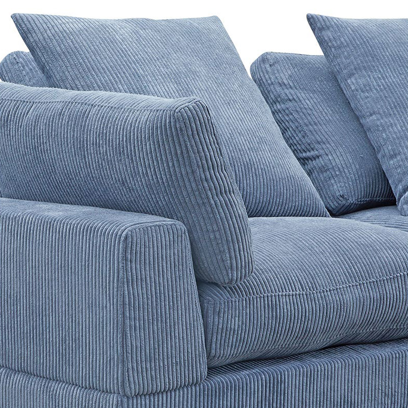 Moe's Tumble Lounge Modular Sectional - Ultra Blue