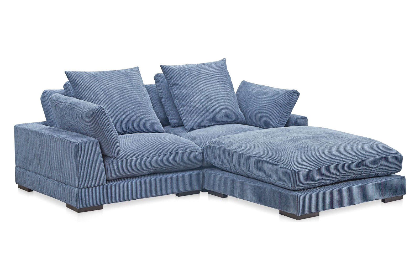 Moe's Tumble Nook Modular Sectional - Ultra Blue