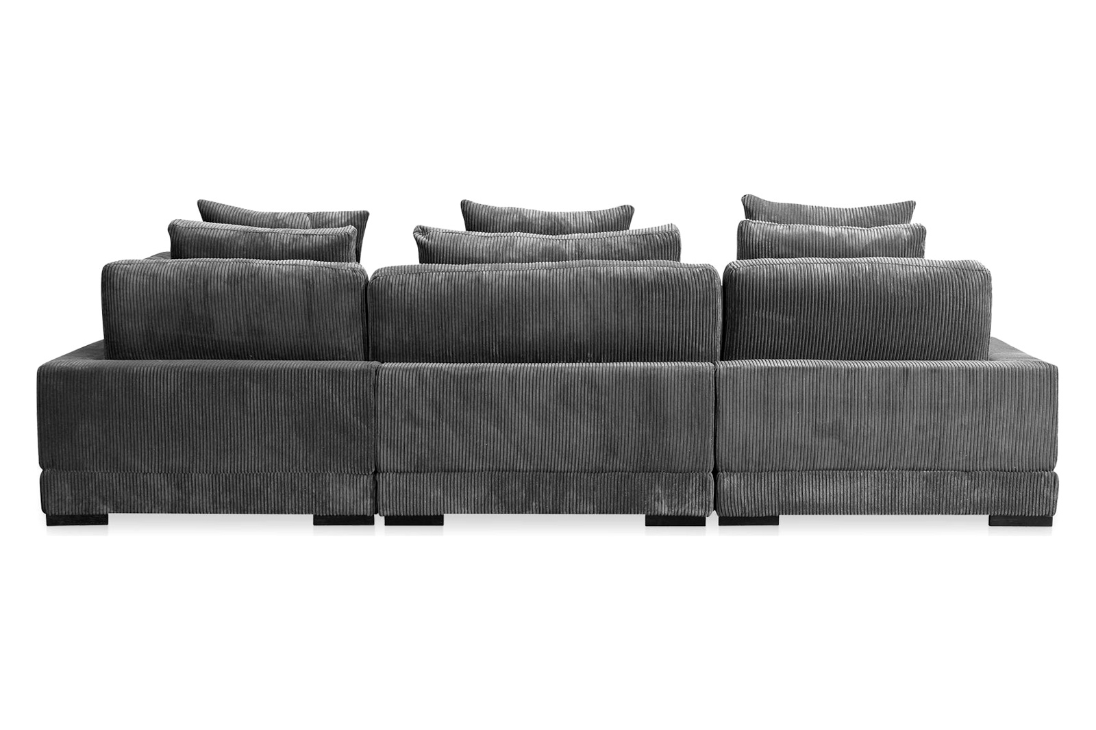 Moe's Tumble Classic L Modular Sectional - Dark Gray