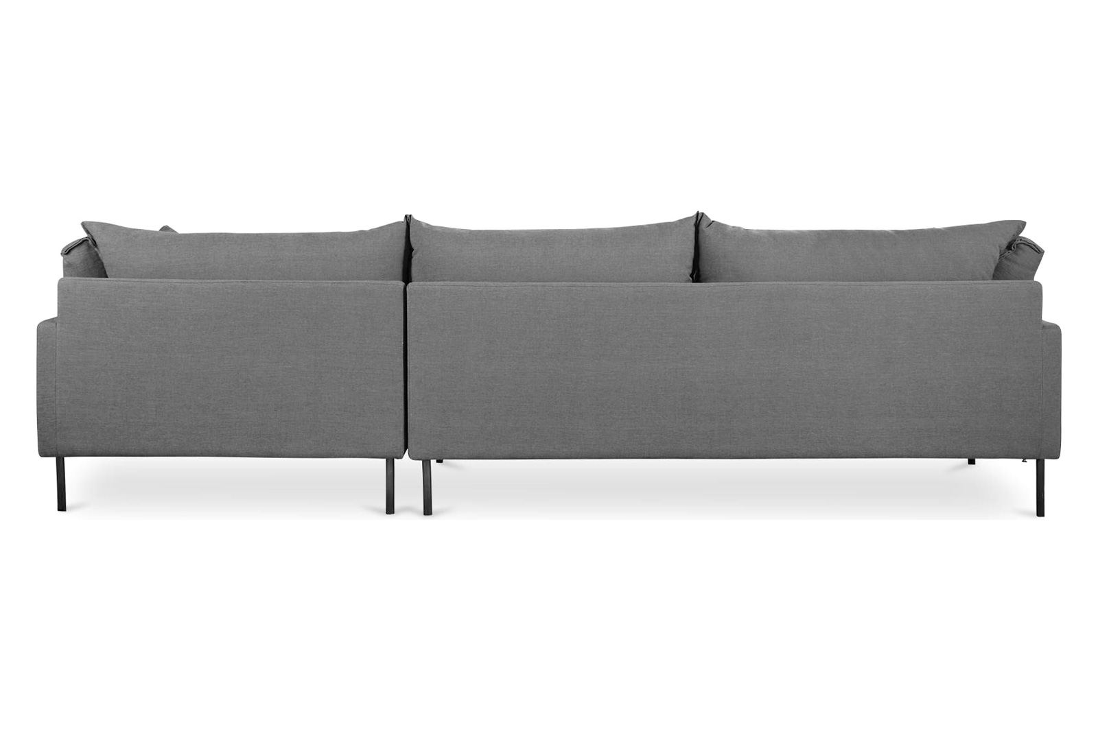 Moe's Jamara Scandinavian Left Facing Sectional - Charcoal Gray