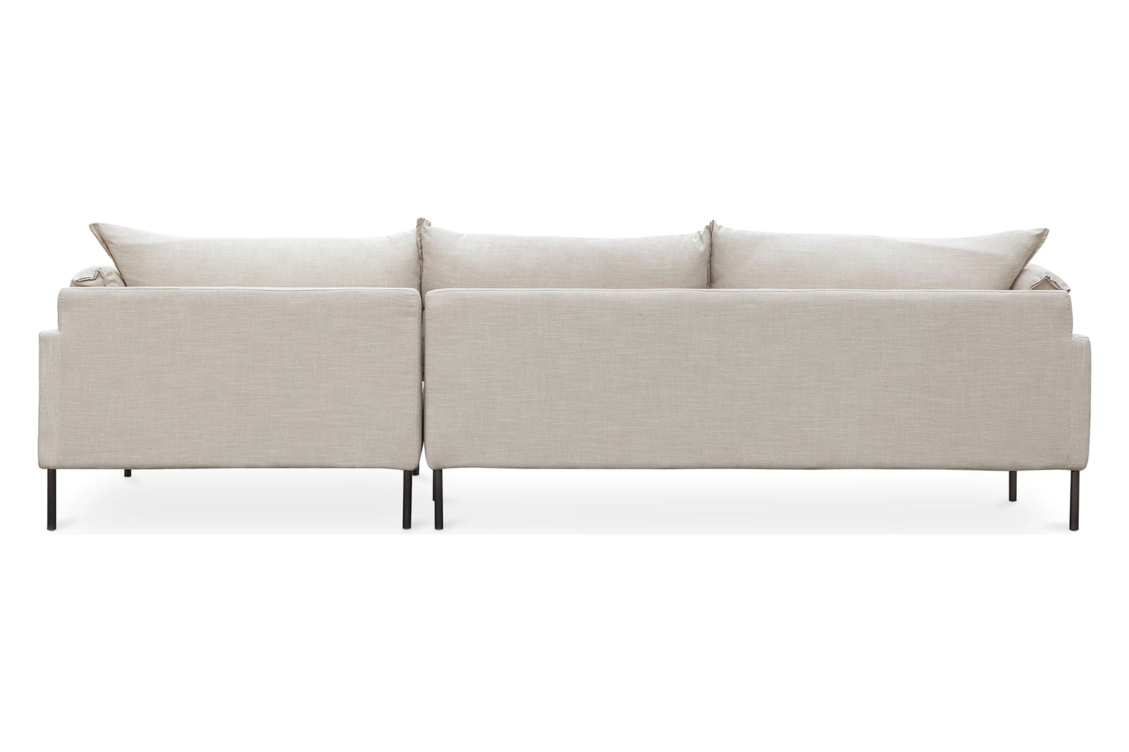 Moe's Jamara Scandinavian Left Facing Sectional - Sandy Beige