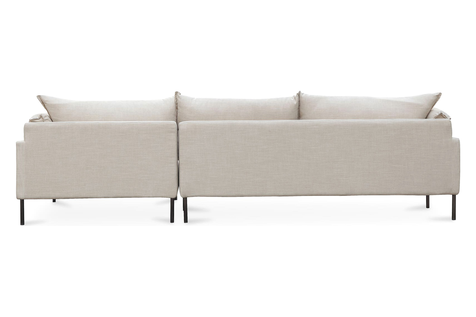 Moe's Jamara Scandinavian Right Facing Sectional - Sandy Beige