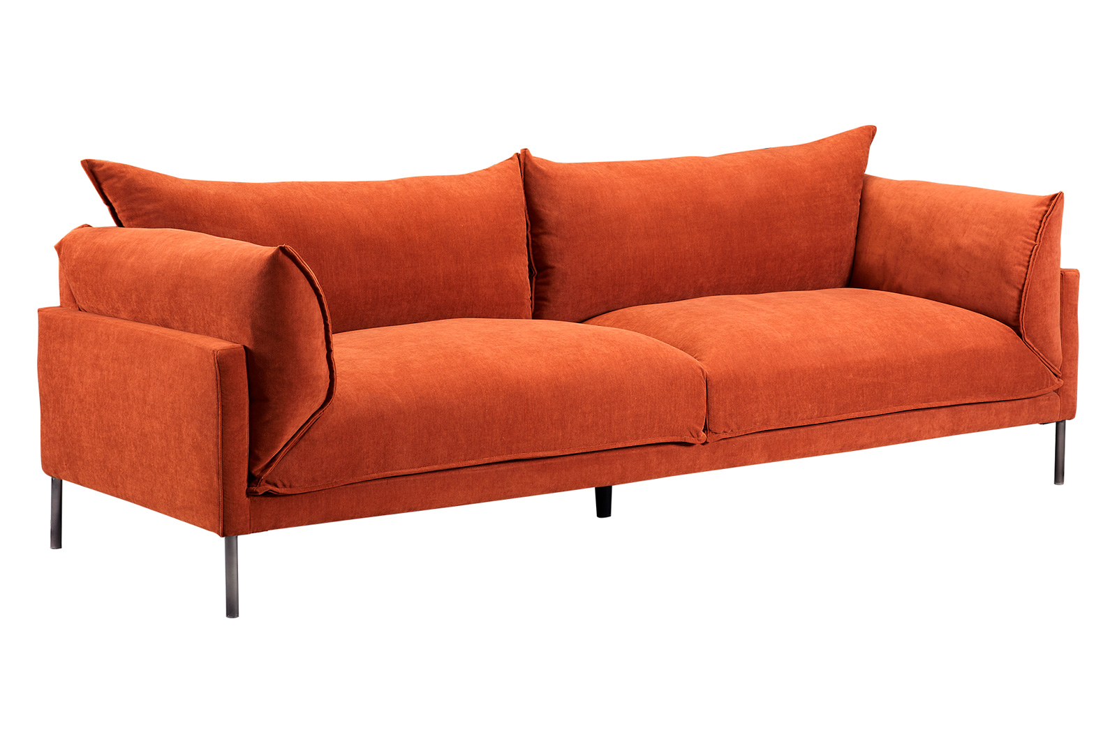 Moe's - Jamara Sofa in Orange