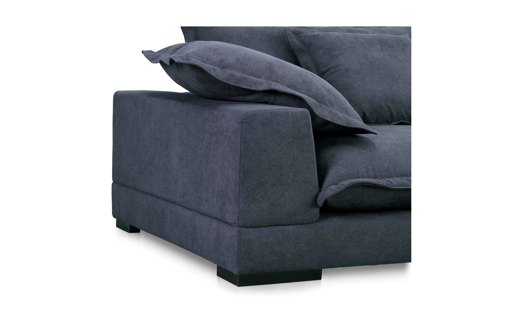 Moe's Daydream Contemporary Sectional - Slate Blue