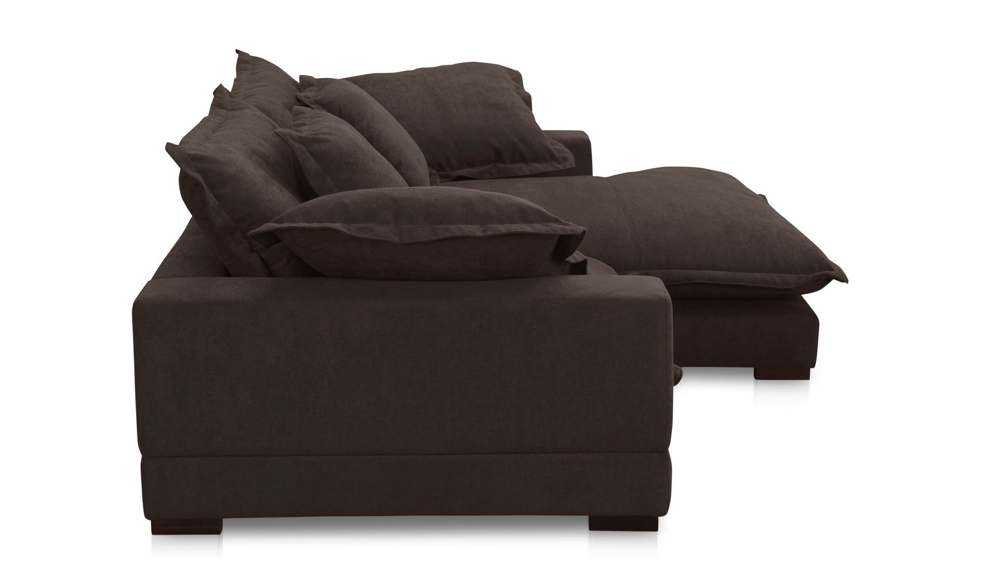 Moe's Daydream Contemporary Sectional - Dark Brown