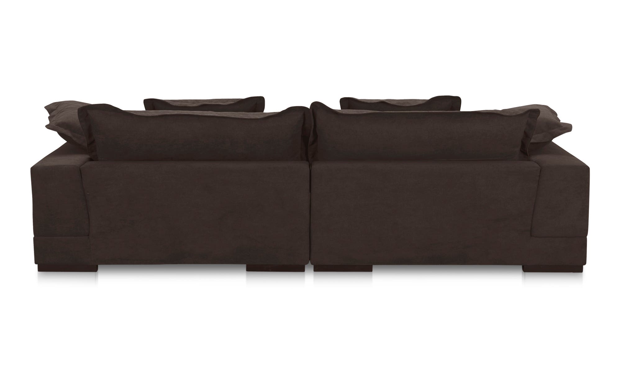 Moe's Daydream Contemporary Sectional - Dark Brown