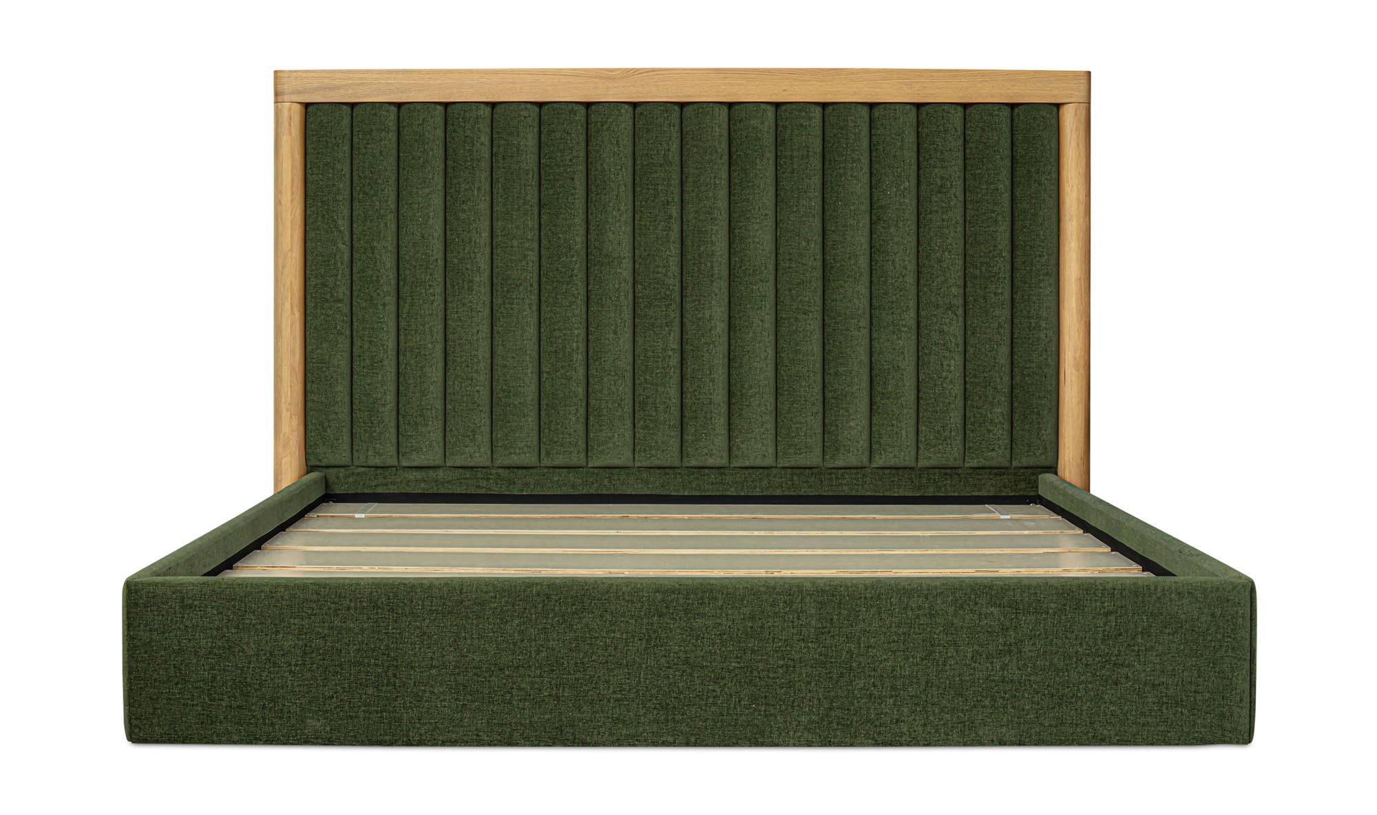 Moe's Nina Contemporary Queen Size Bed - Forest Green