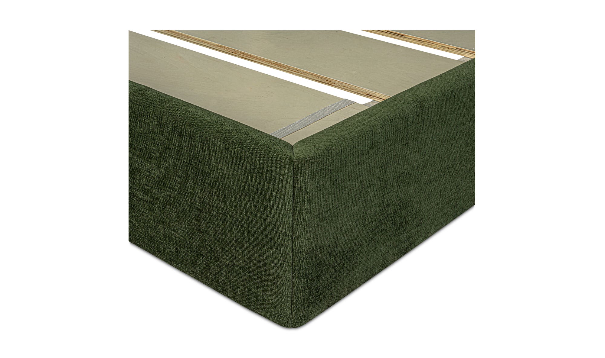 Moe's Nina Contemporary Queen Size Bed - Forest Green