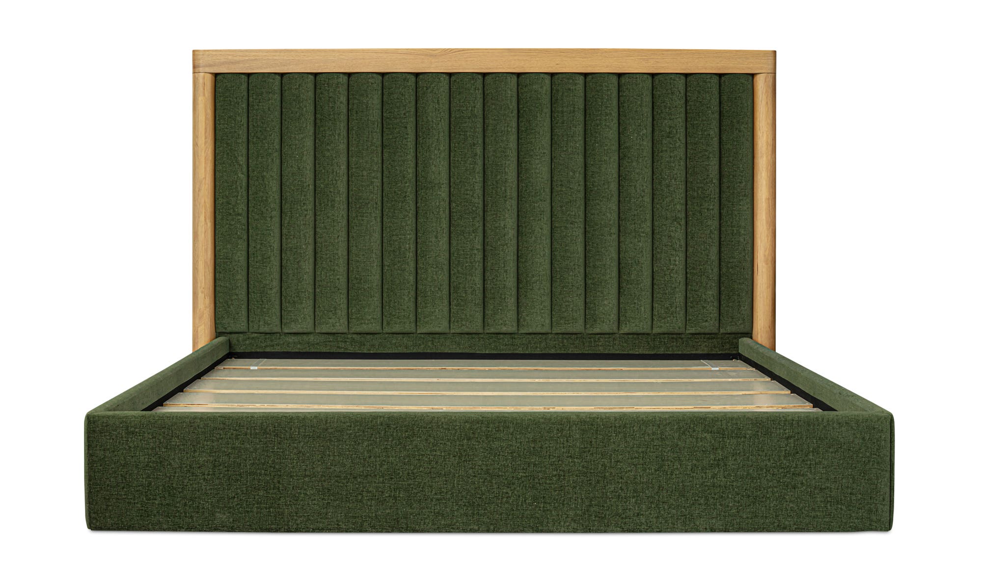 Moe's Nina Contemporary King Size Bed - Forest Green