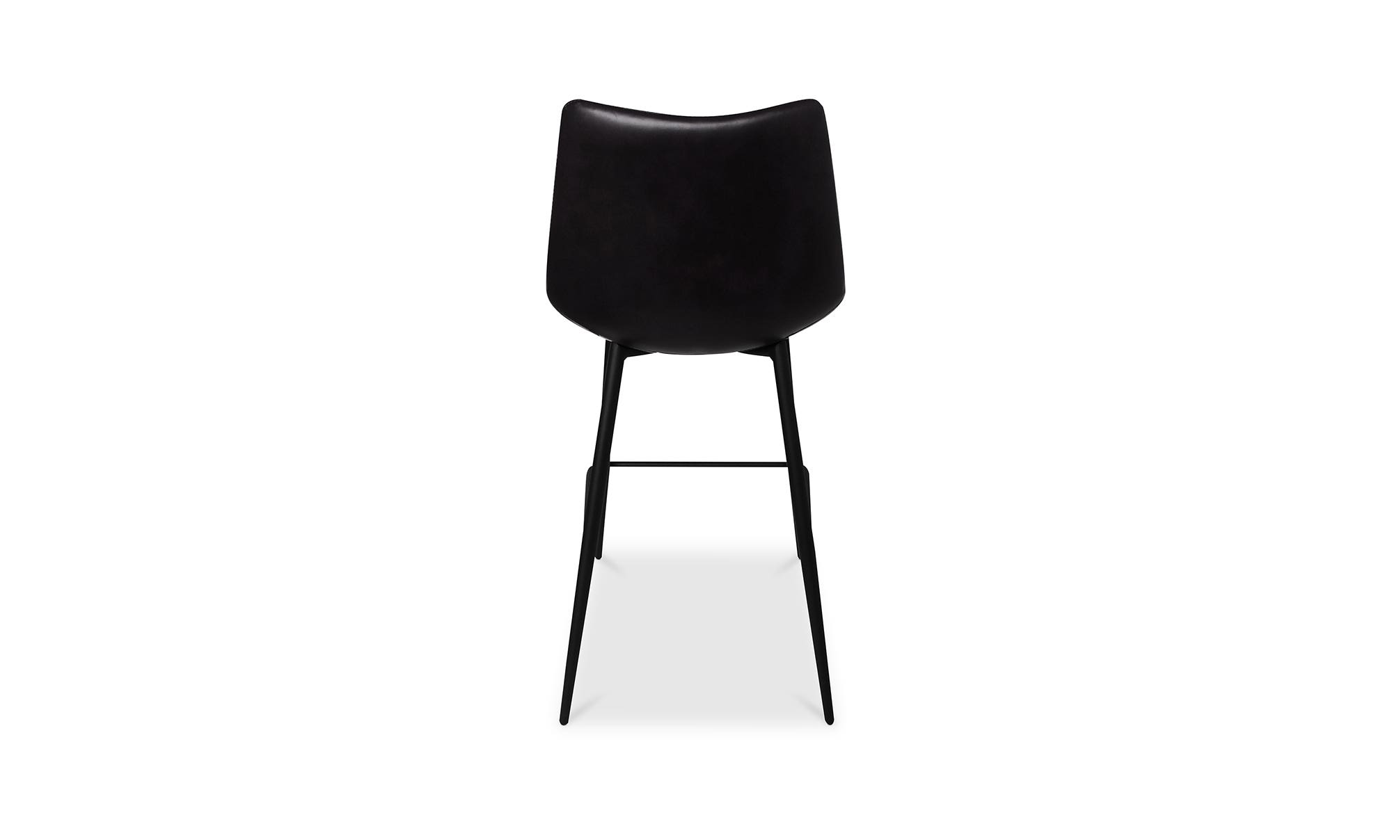 Moe's Alibi Contemporary Counter Stool Set of 2 - Black