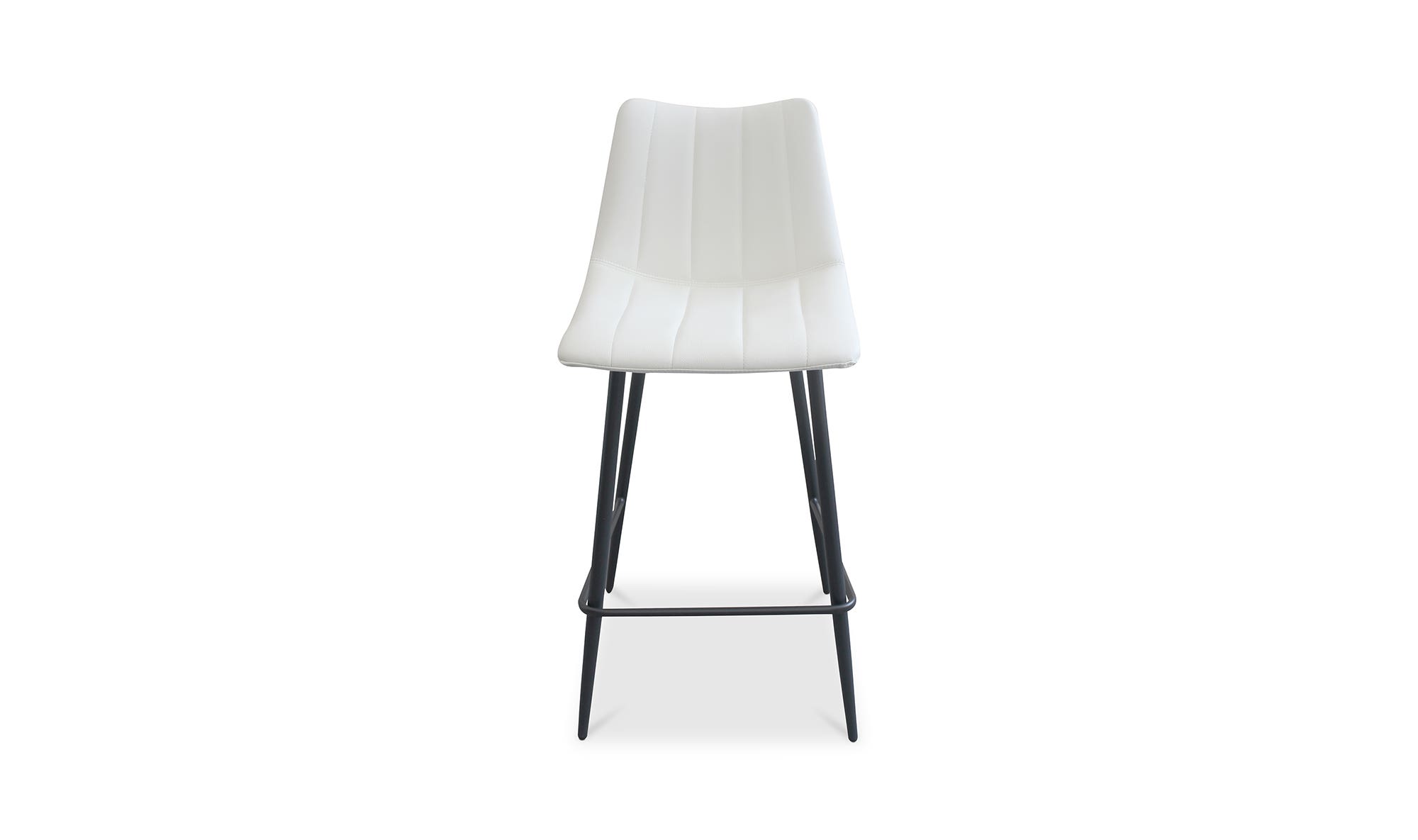 Moe's Alibi Contemporary Counter Stool Set of 2 - Cream White