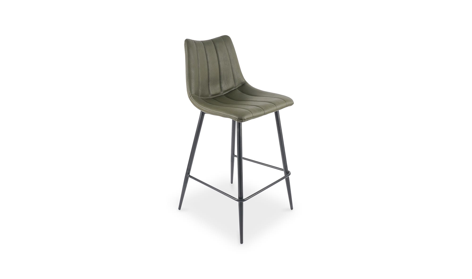 Moe's Alibi Contemporary Counter Stool Set of 2 - Dark Green