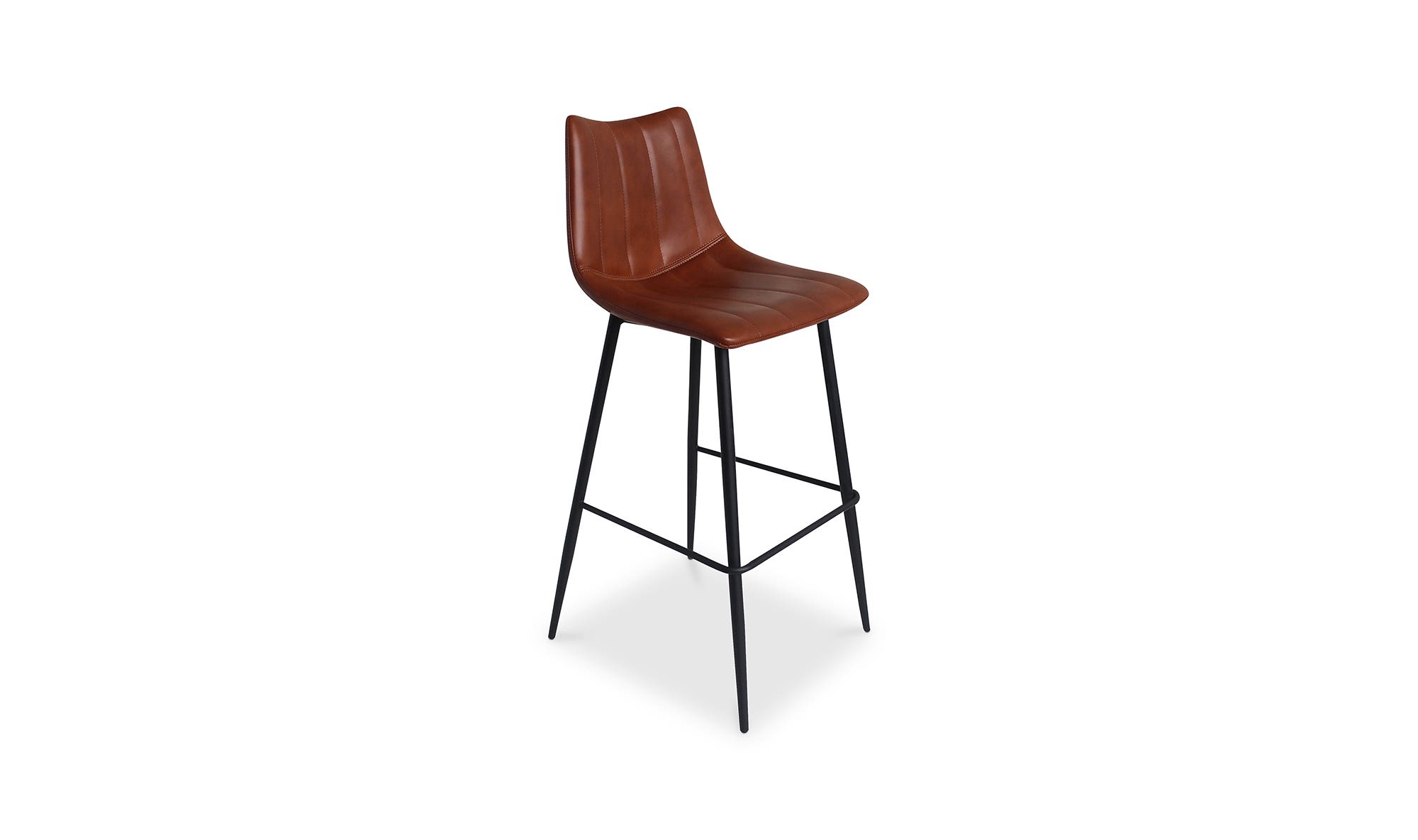 Moe's Alibi Contemporary Bar Stool Set of 2 - Brown