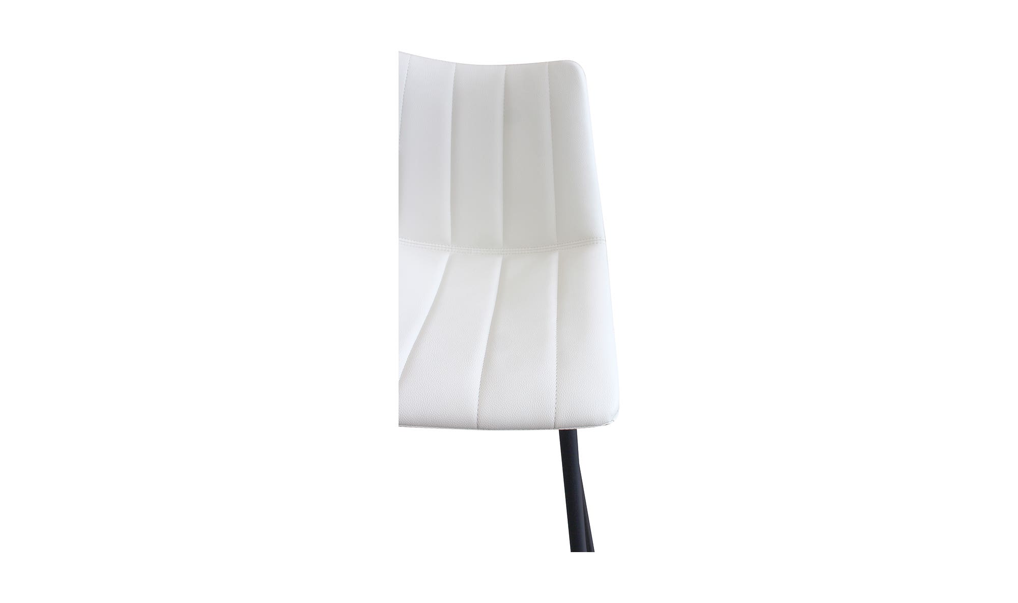 Moe's Alibi Contemporary Bar Stool Set of 2 - Cream White