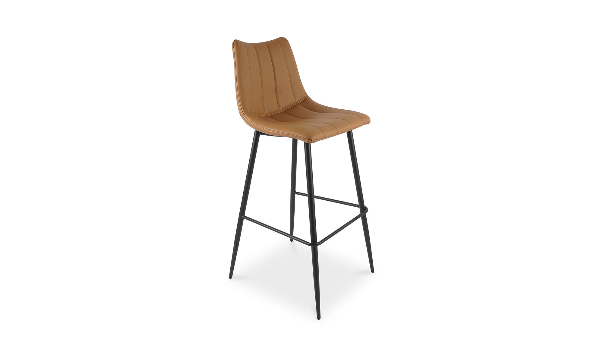 Moe's Alibi Contemporary Bar Stool Set of 2 - Tan