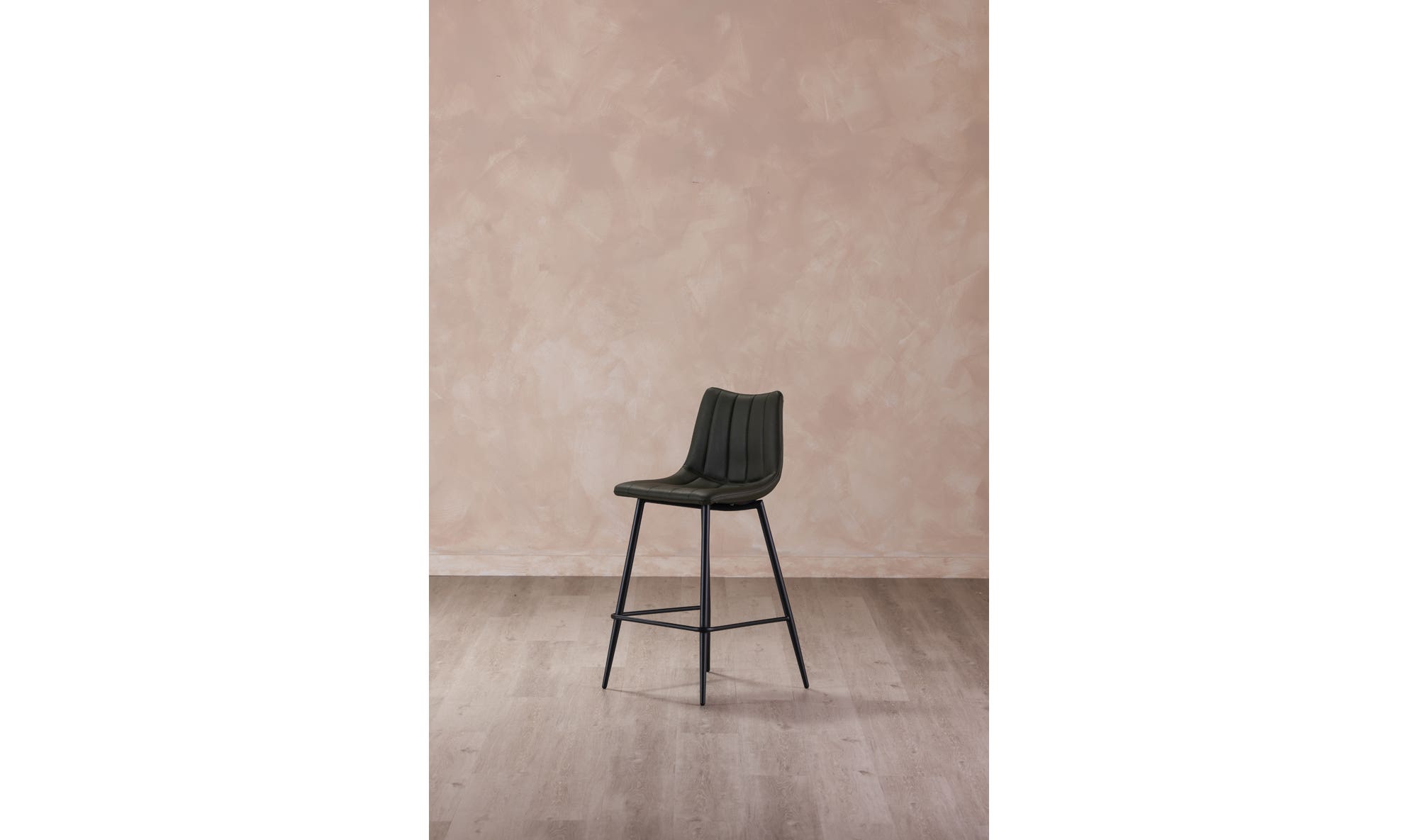 Moe's Alibi Contemporary Bar Stool Set of 2 - Dark Green