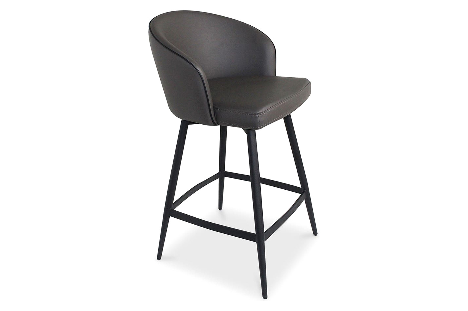 Moe's - Webber Swivel Counter Stool in Gray